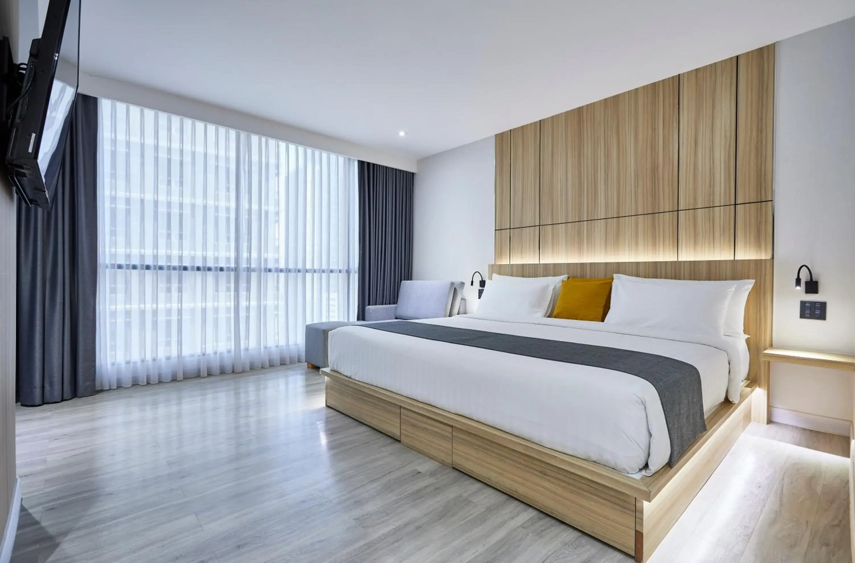 Bed in The Four Wings Hotel Bangkok Bed in The Four Wings Hotel Bangkok