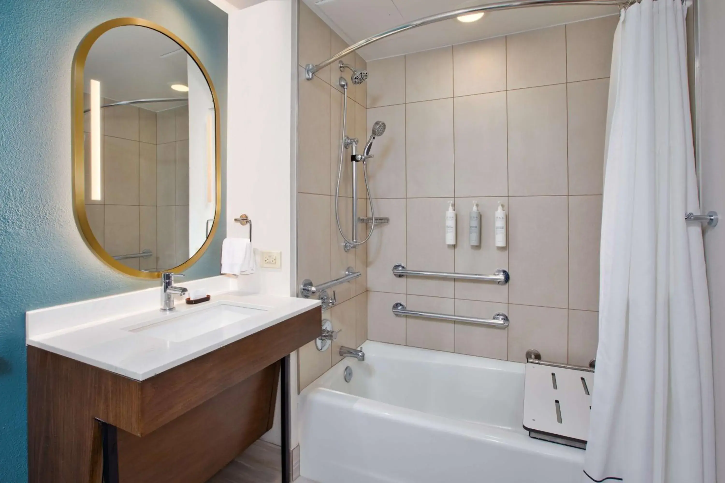 Bathroom in Embassy Suites San Marcos Hotel Conference Center Bathroom in Embassy Suites San Marcos Hotel Conference Center