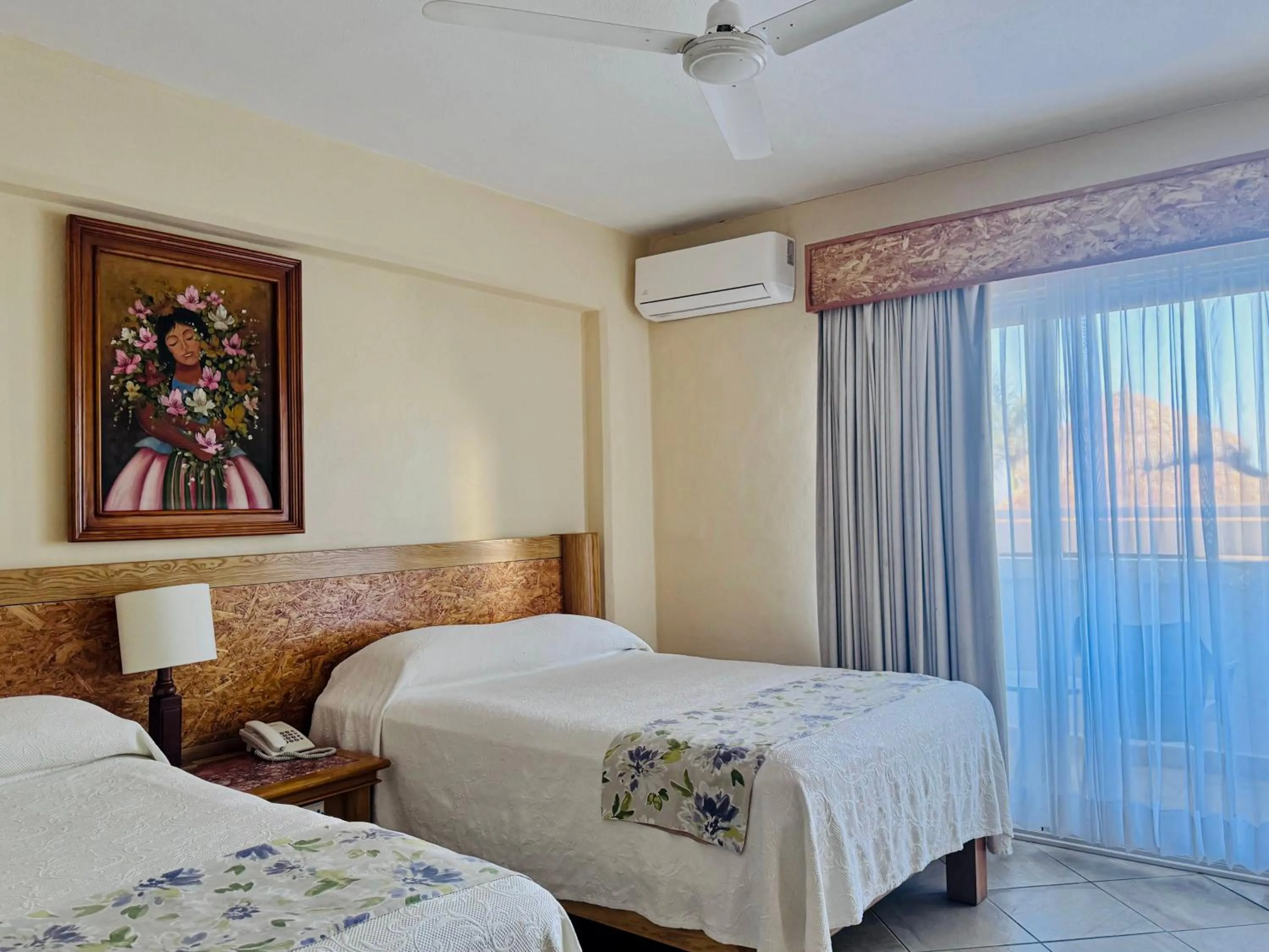 Bed in Tropicana Hotel Puerto Vallarta