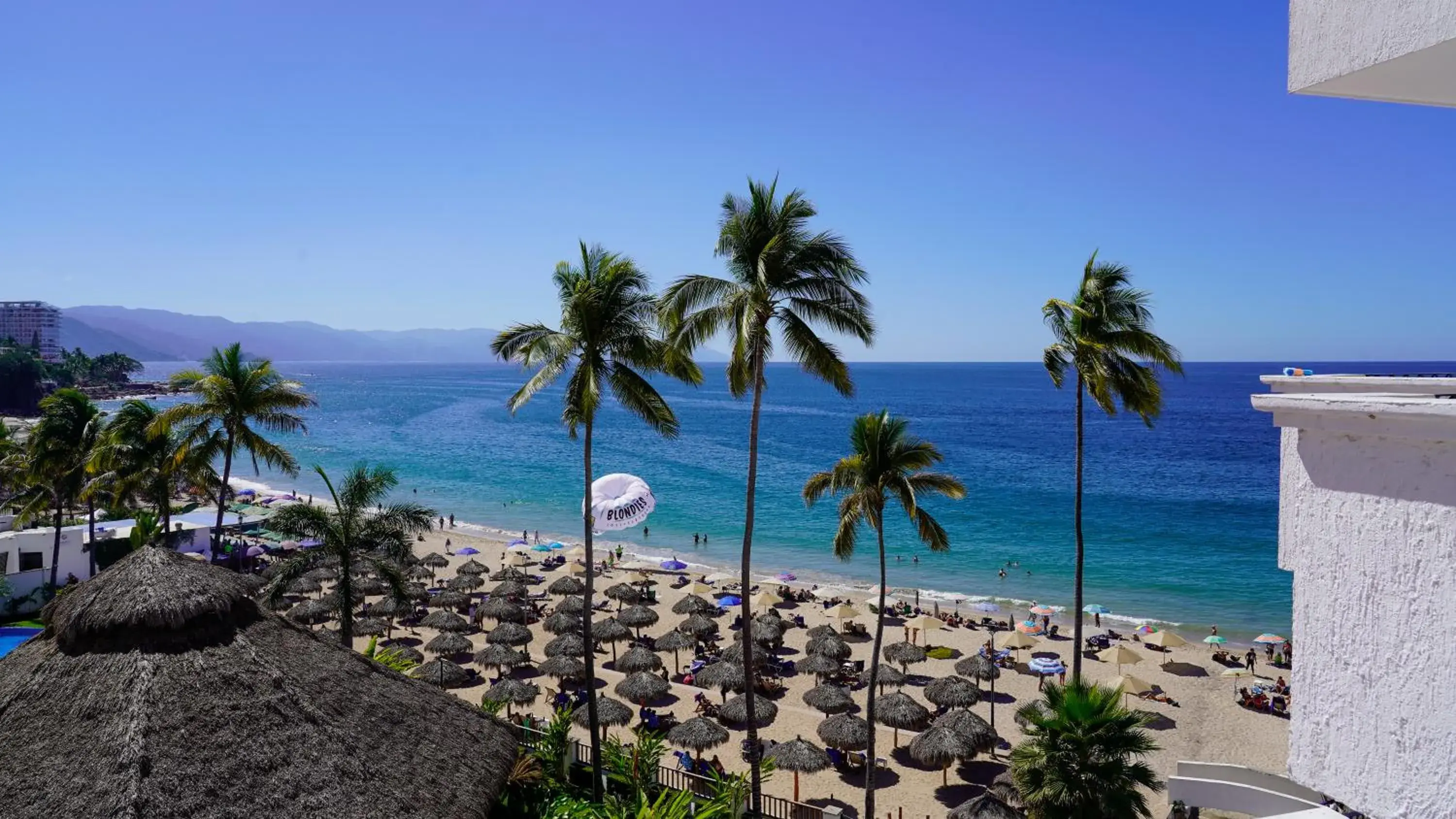 Beach, Sea View in Tropicana Hotel Puerto Vallarta