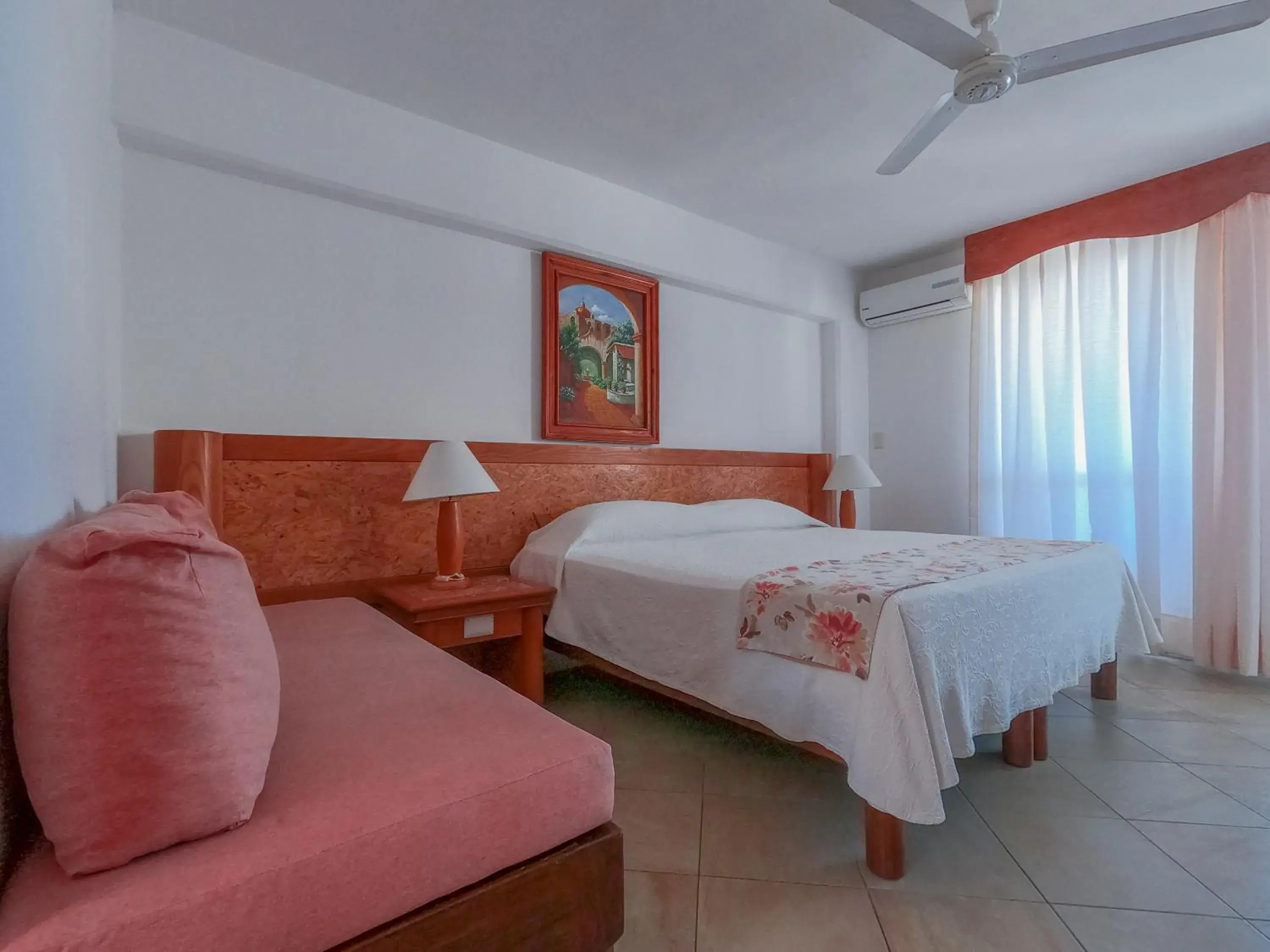 Bed in Tropicana Hotel Puerto Vallarta
