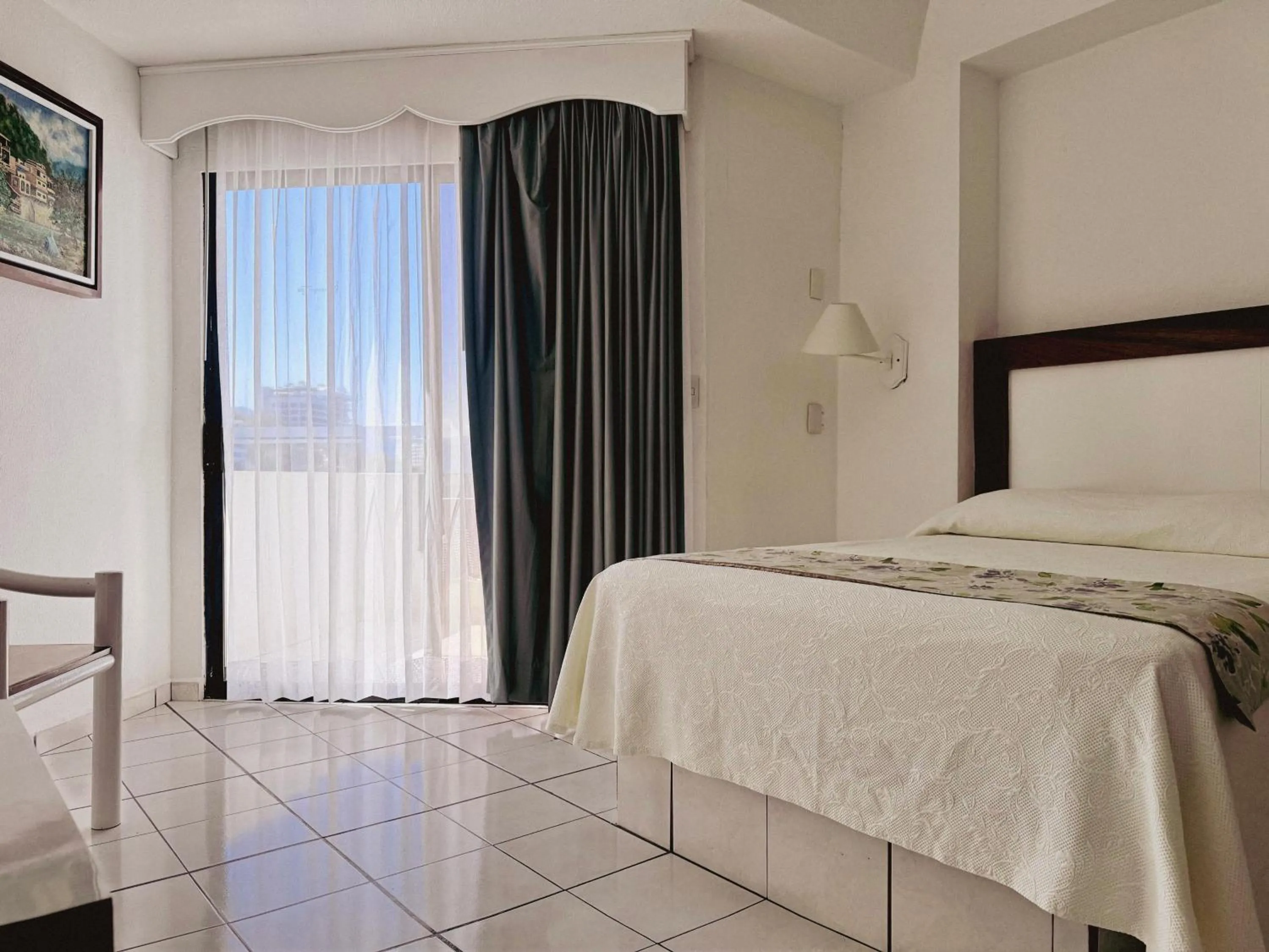 Bed in Tropicana Hotel Puerto Vallarta