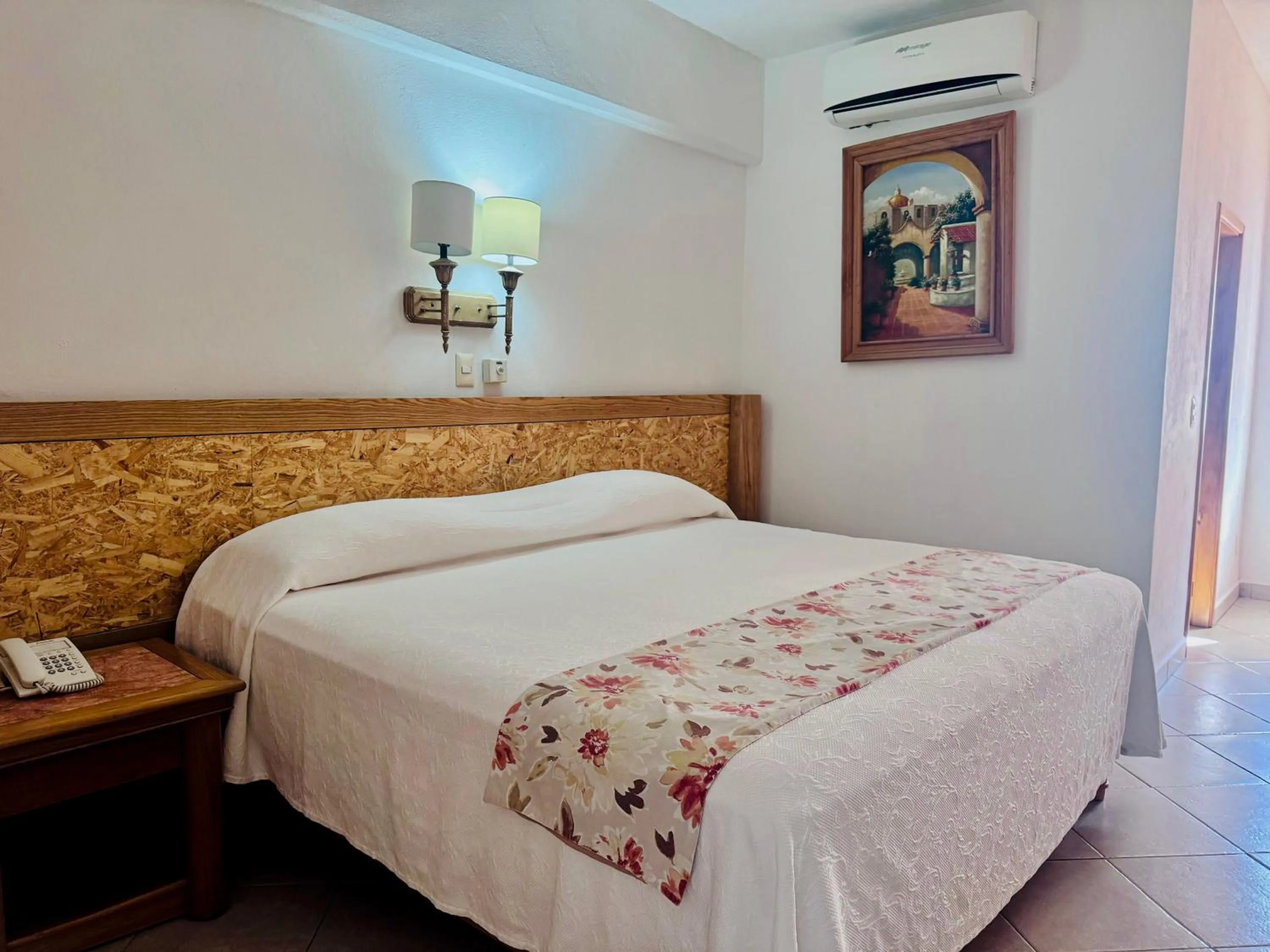 Bed in Tropicana Hotel Puerto Vallarta