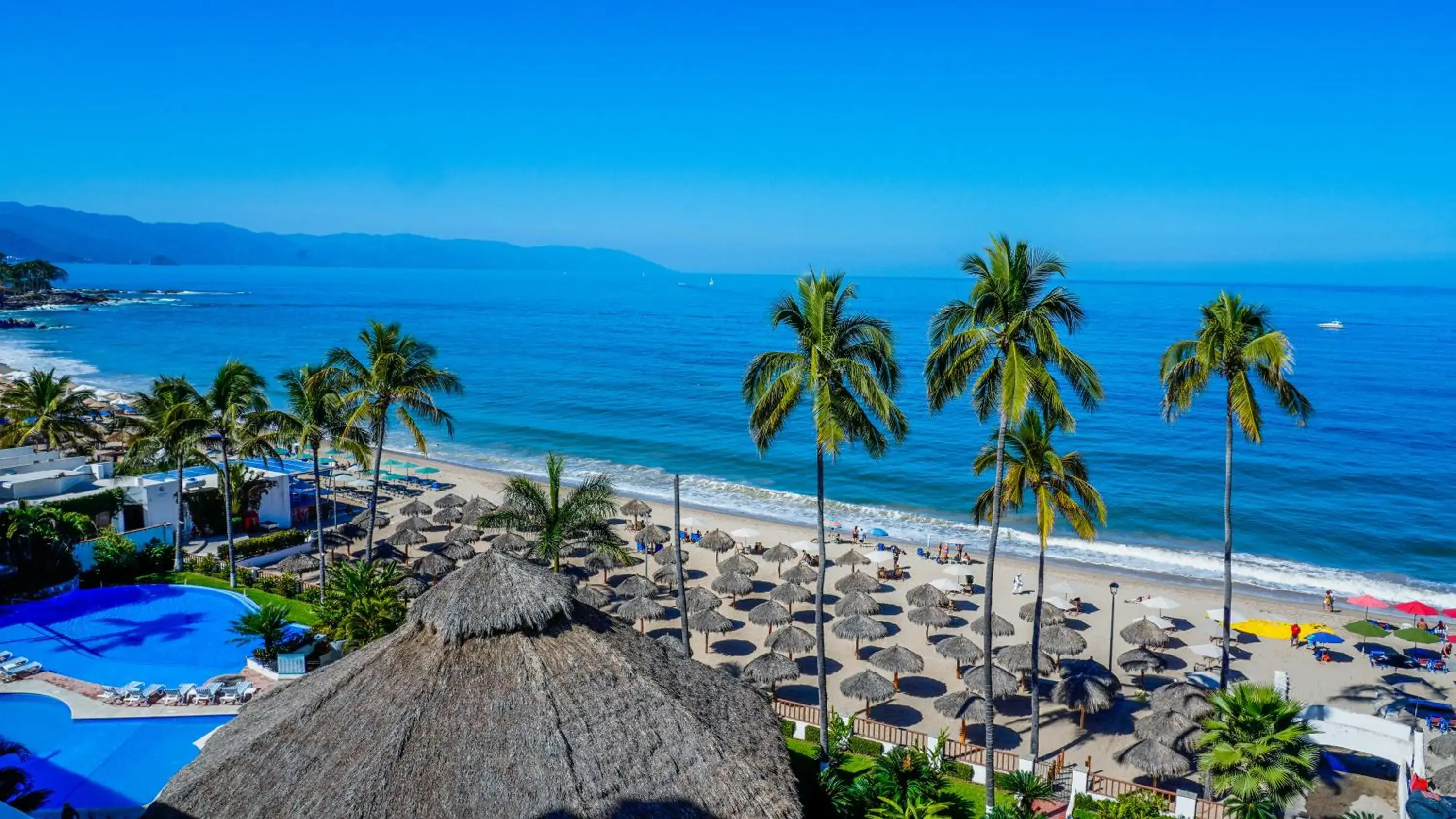 Pool View in Tropicana Hotel Puerto Vallarta