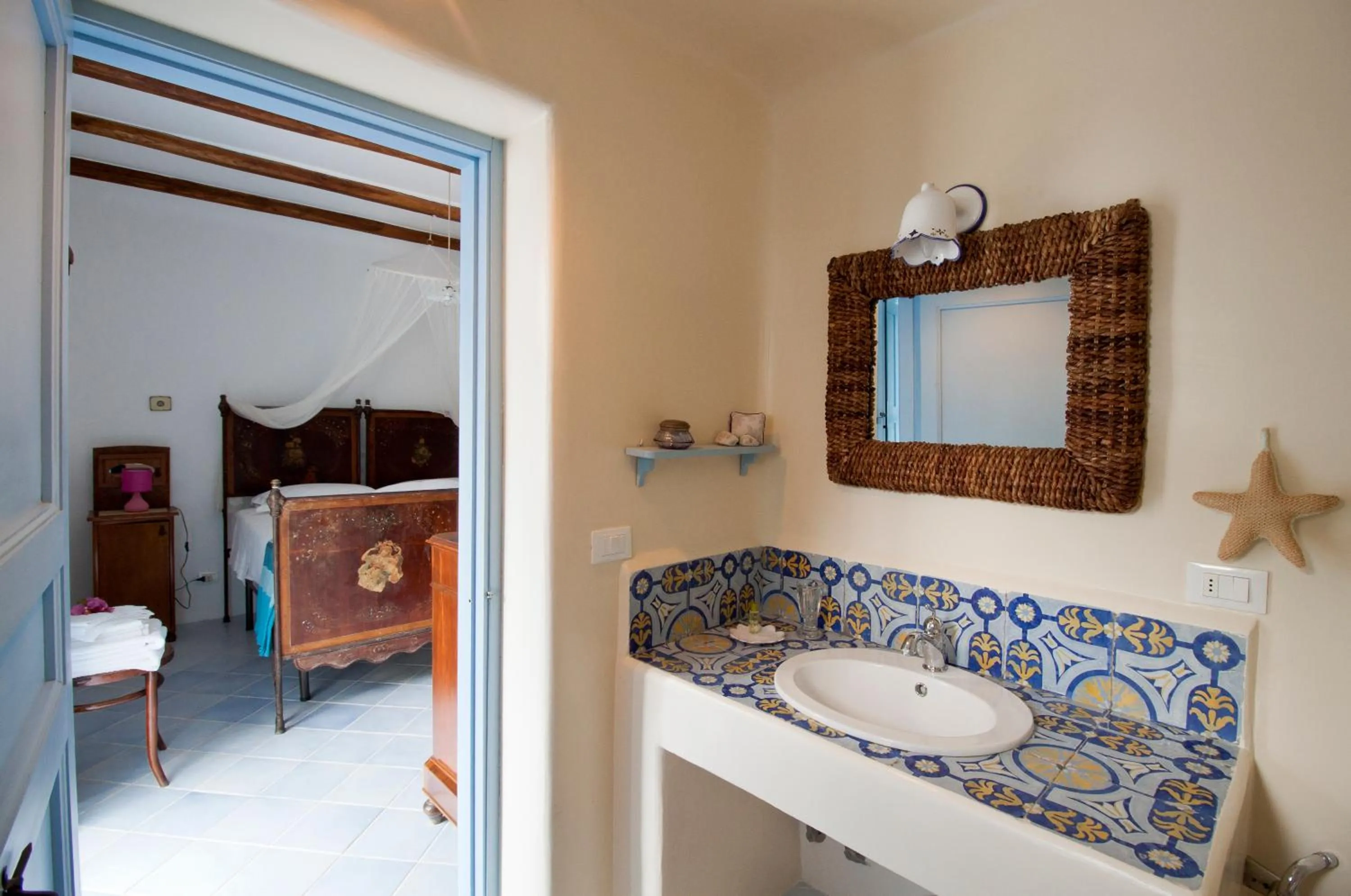 Bed in Casa Elisa Lipari