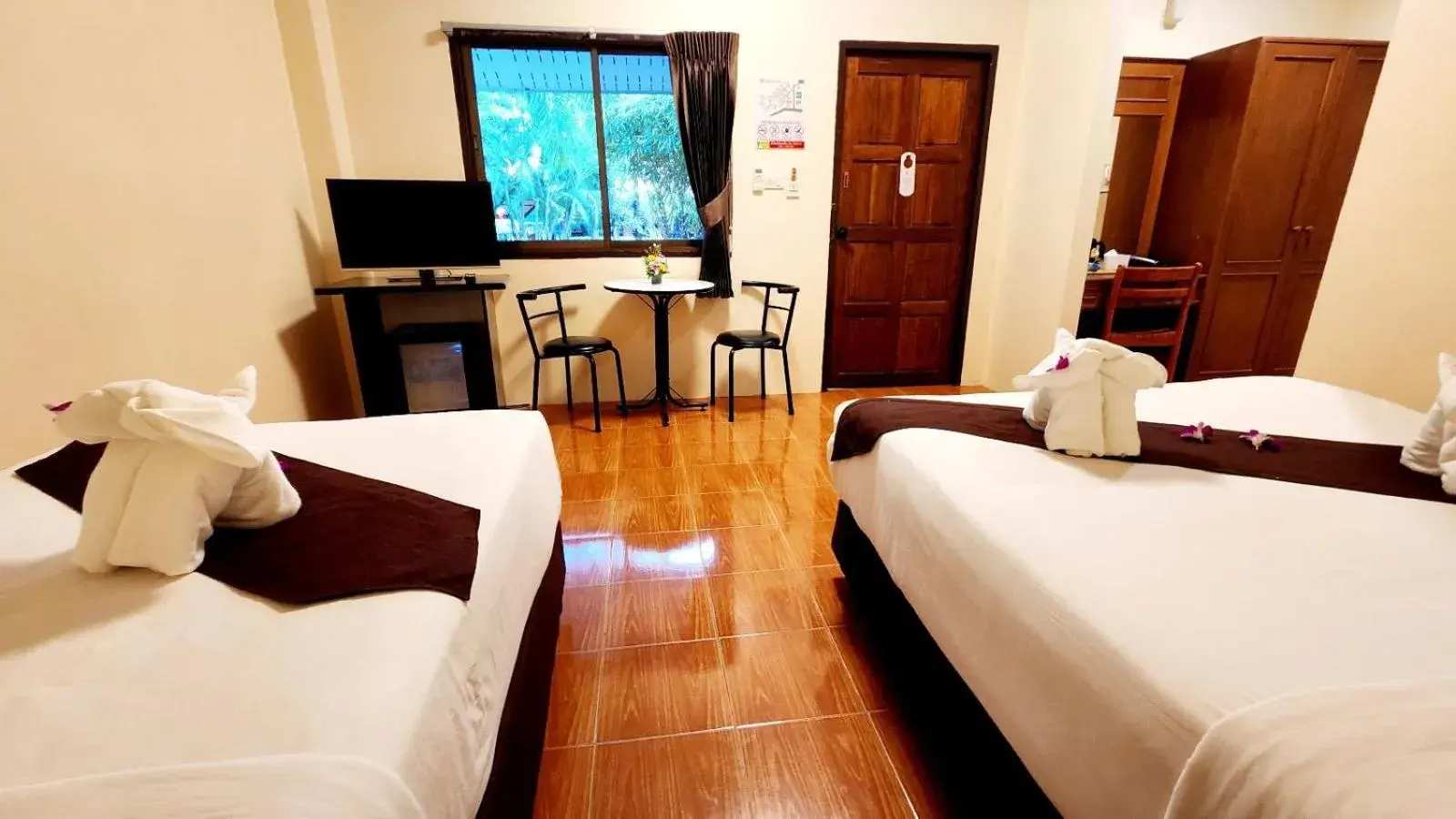 Bed in Mild Garden View Resort Bed in Mild Garden View Resort