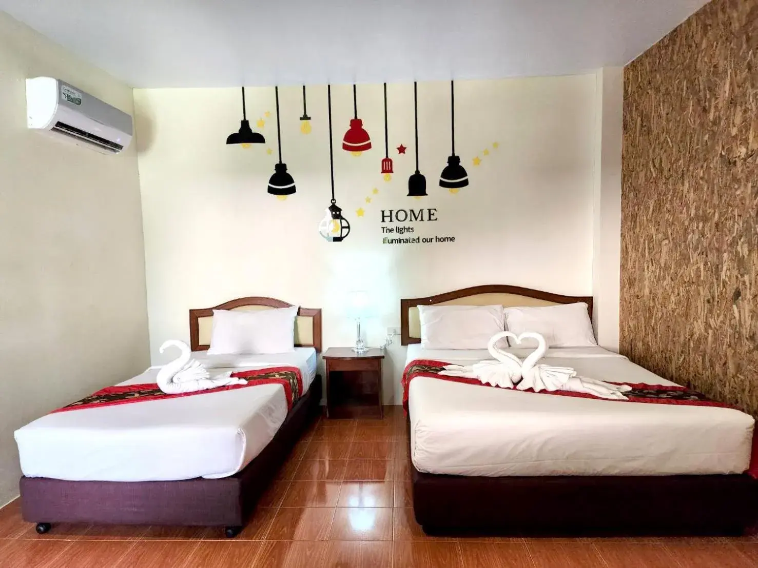 Bed in Mild Garden View Resort Bed in Mild Garden View Resort