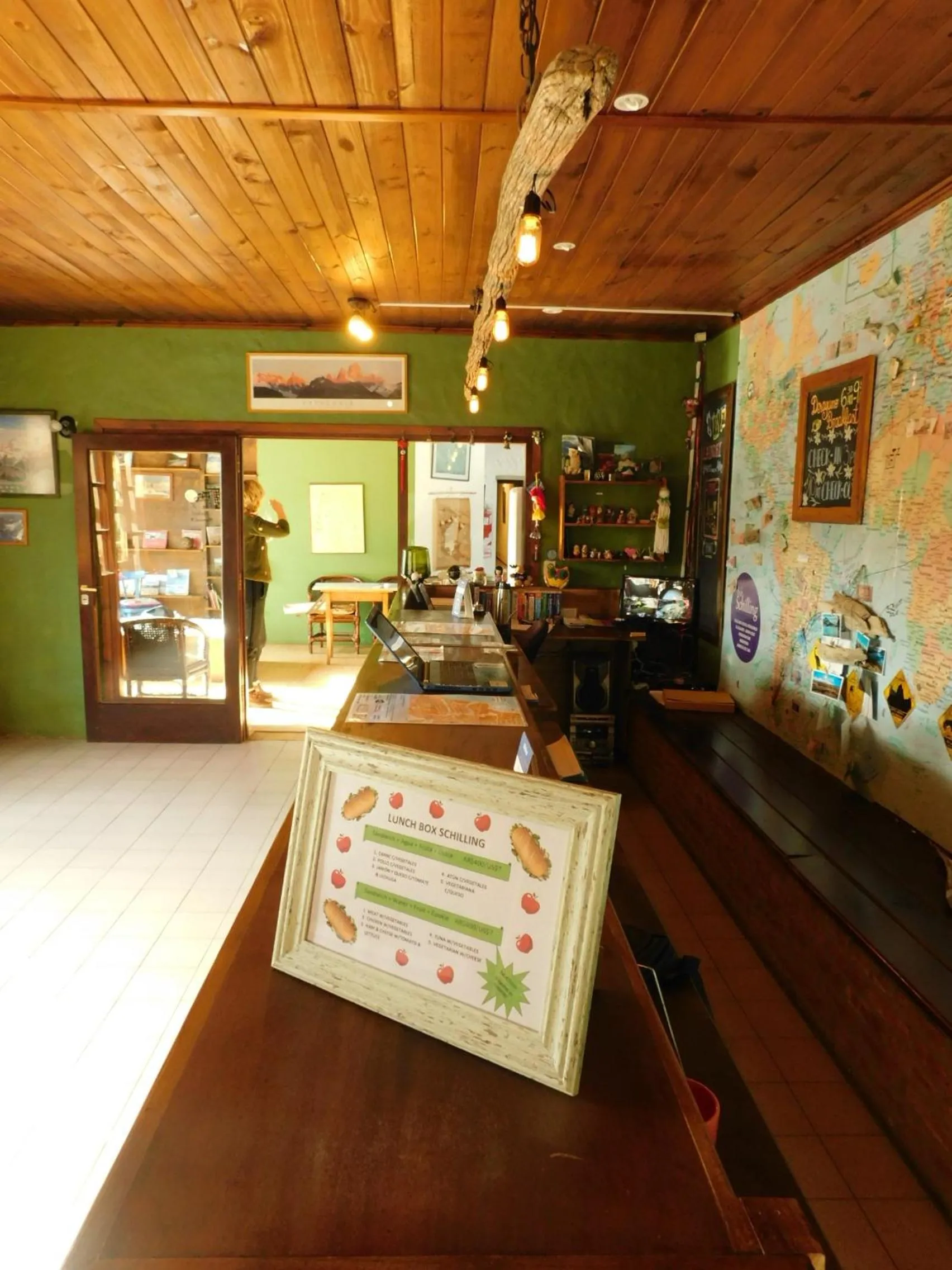 Lobby or reception in Hostal Schilling