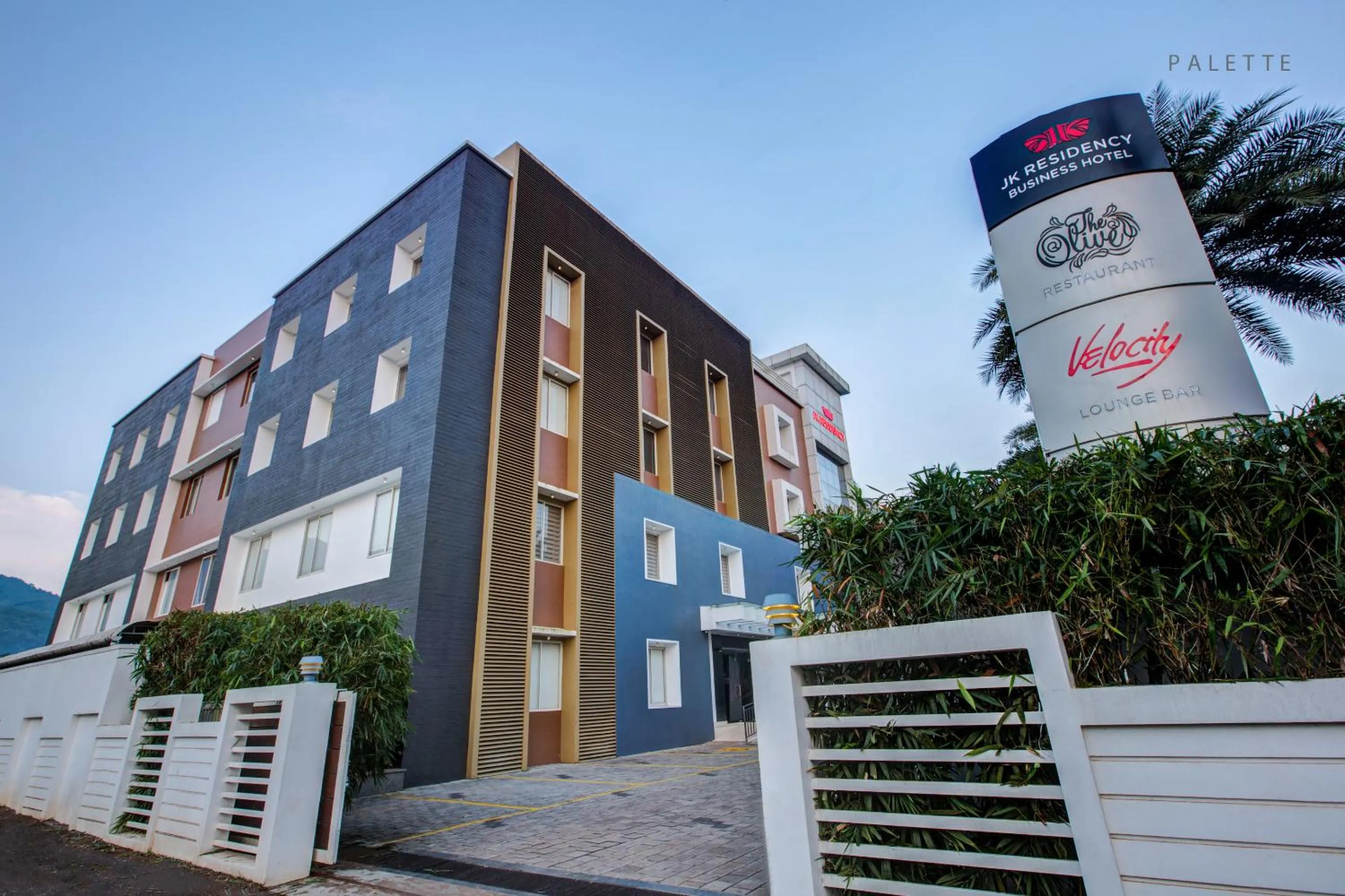 Facade/entrance in JK Residency Kelakam