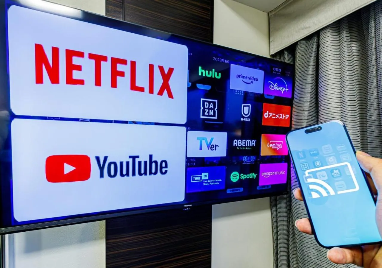 TV and multimedia in APA Hotel & Resort Nishishinjuku Gochome Ekimae Tower - Formerly APA Hotel & Resort Nishishinjuku Gochome Eki Tower