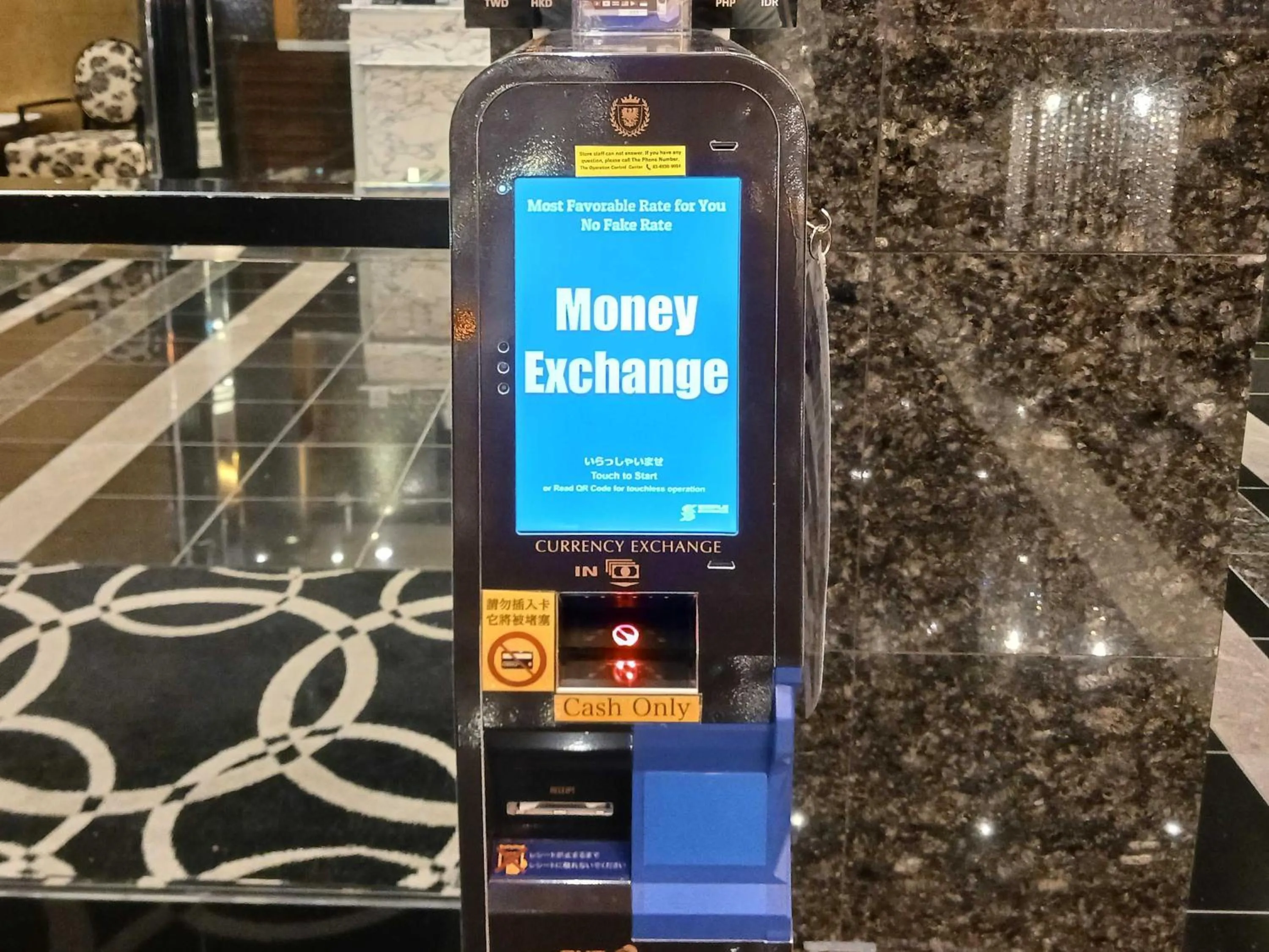 currency exchange in APA Hotel & Resort Nishishinjuku Gochome Ekimae Tower - Formerly APA Hotel & Resort Nishishinjuku Gochome Eki Tower