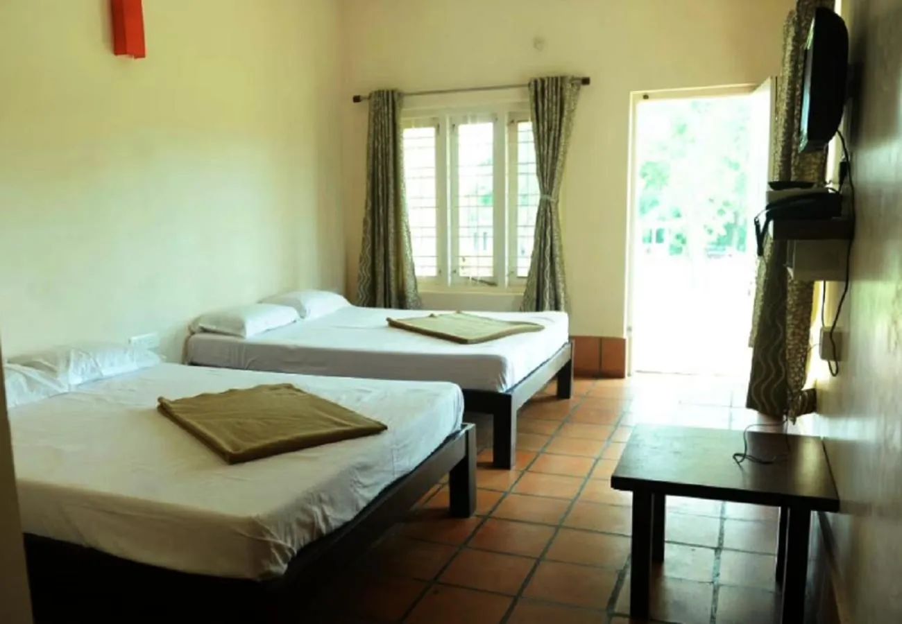 Bed in River Valley Resort