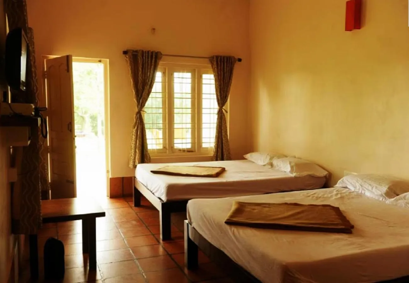 Bed in River Valley Resort