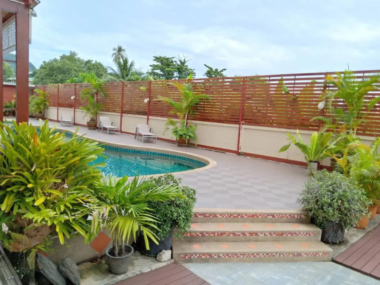 Pool view in Mei Zhou Phuket Hotel - SHA Plus