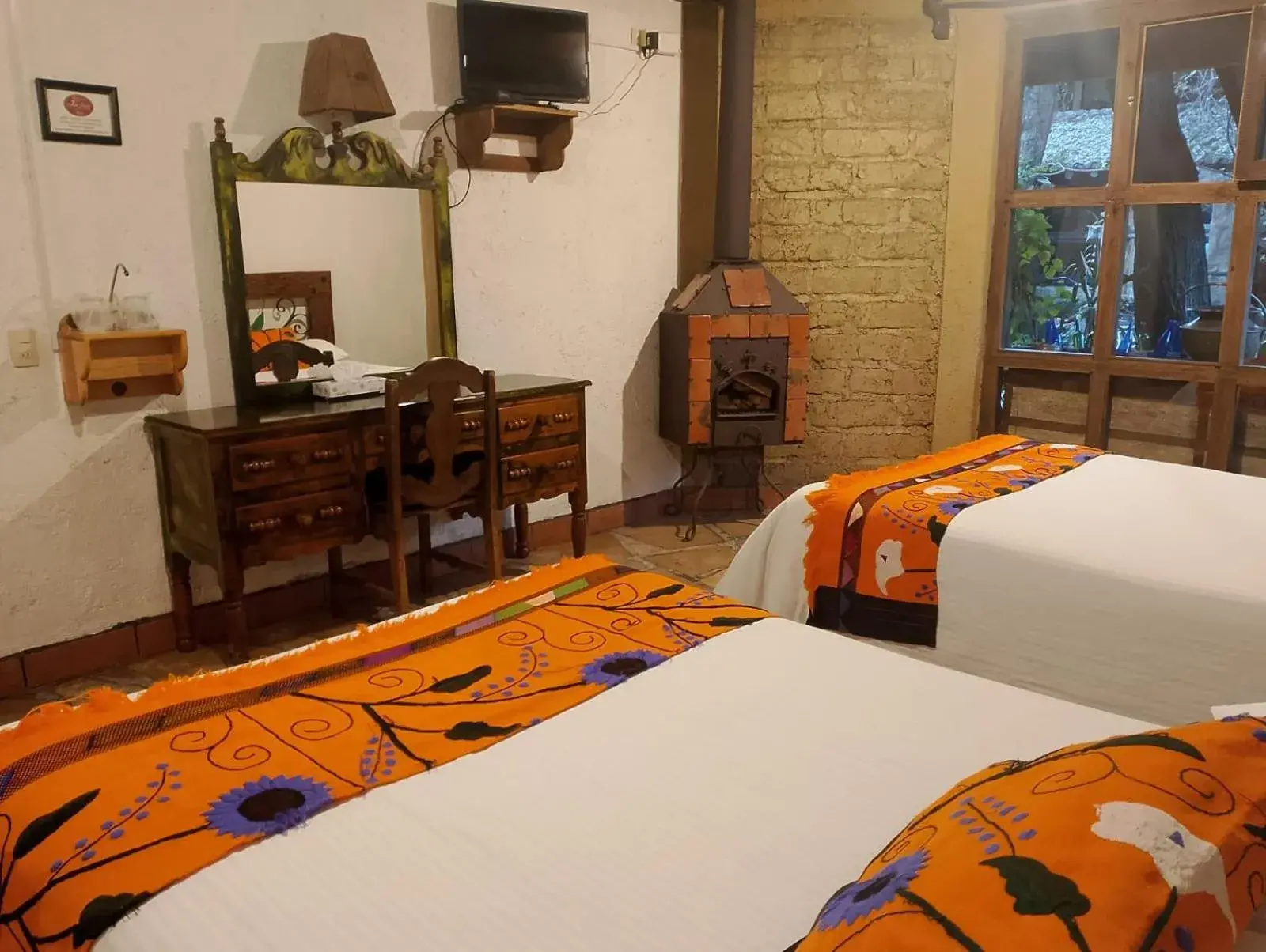 Bed in Hotel Hacienda Don Juan Bed in Hotel Hacienda Don Juan