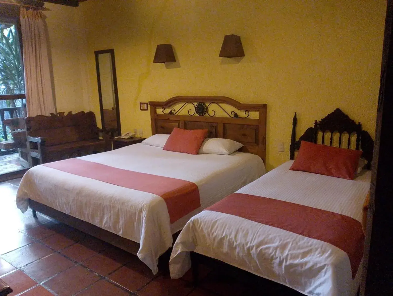 Bed in Hotel Hacienda Don Juan Bed in Hotel Hacienda Don Juan