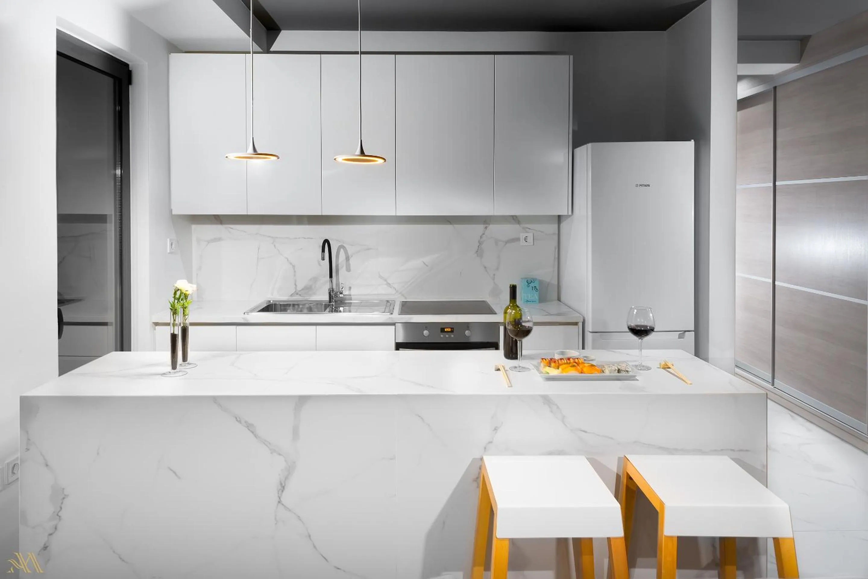 Kitchen or kitchenette in Elysium Boutique Apartments
