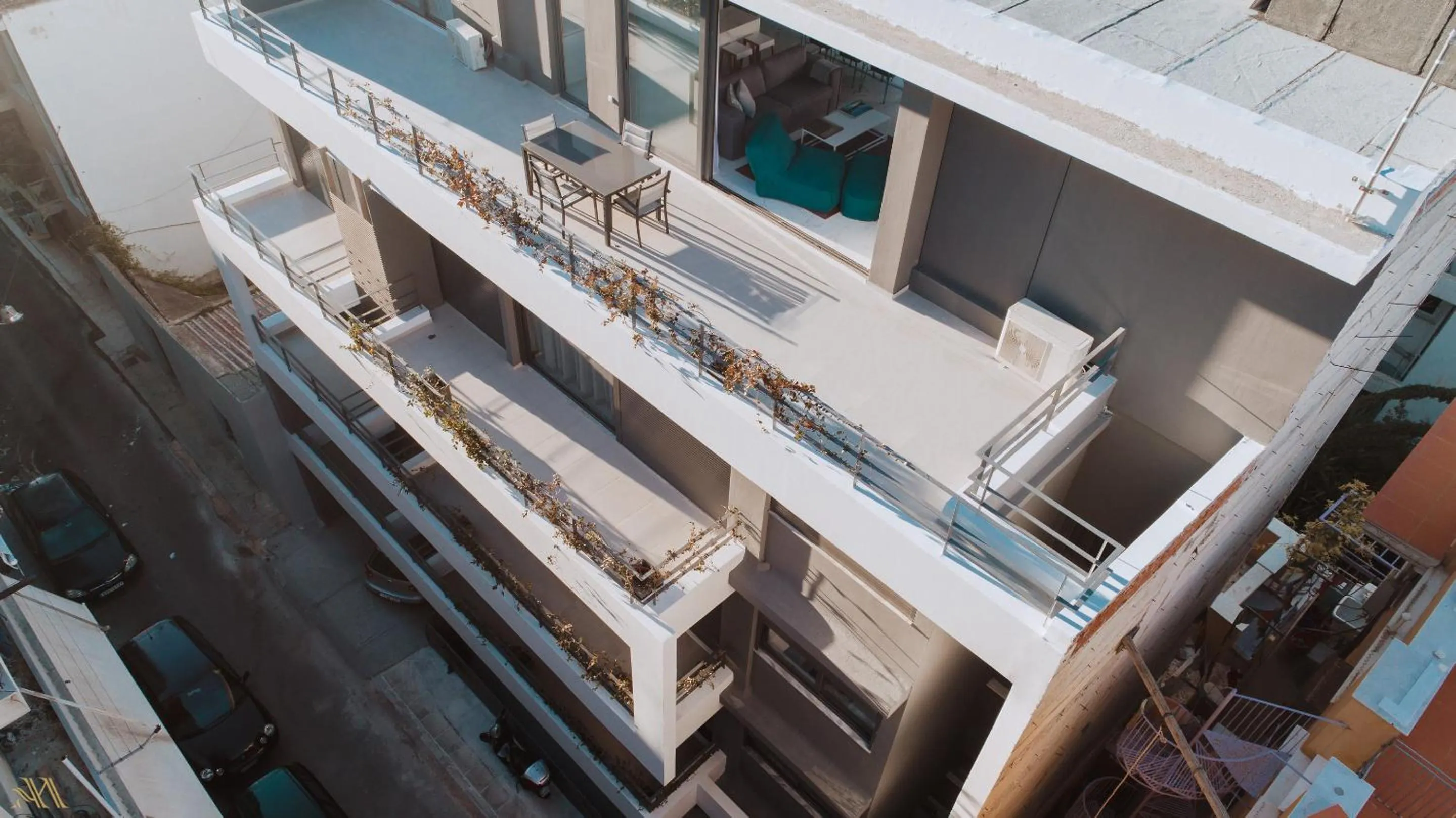 Bird's eye view in Elysium Boutique Apartments