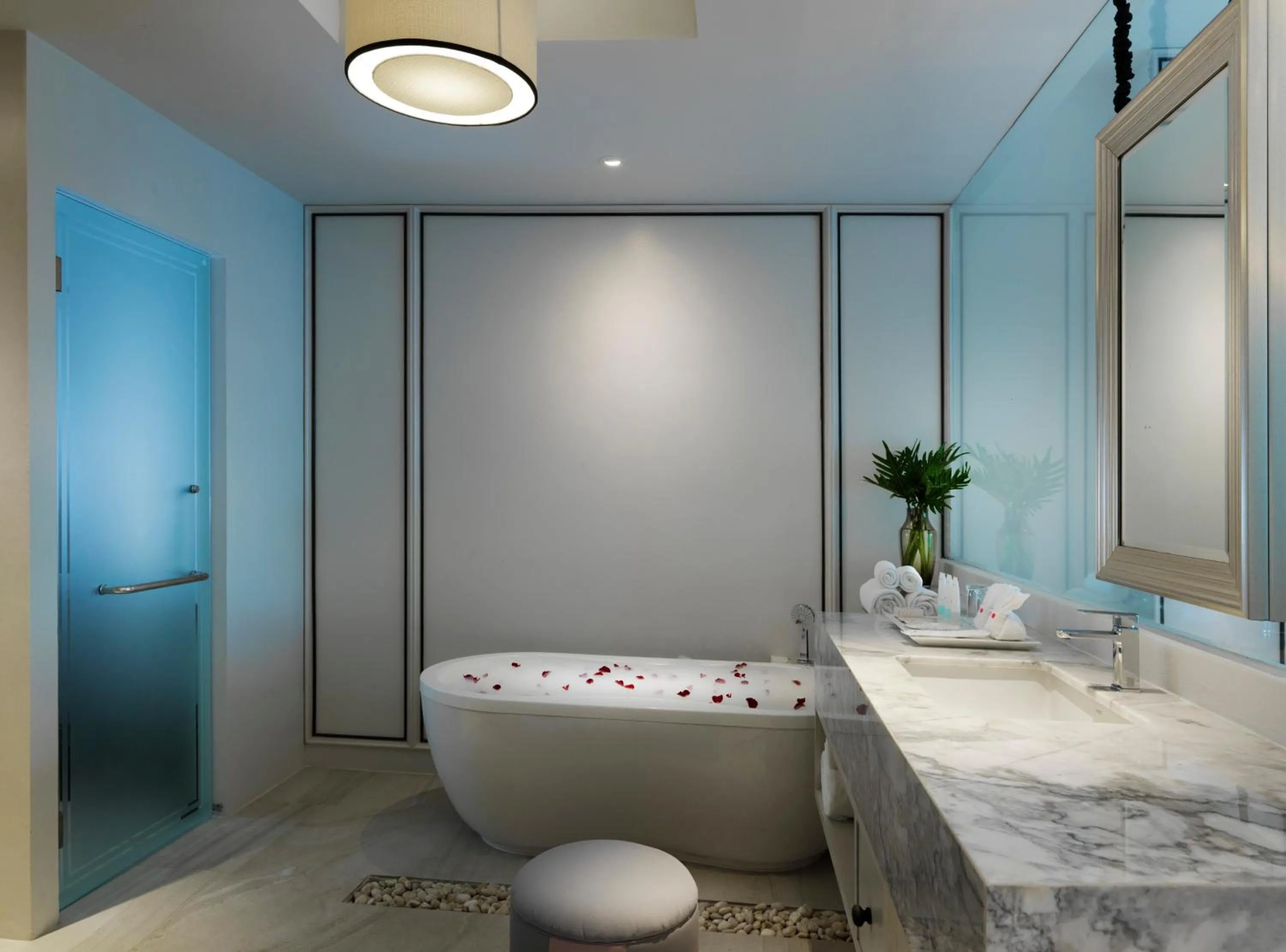 Bathroom in Chanalai Romantica Resort - Adults Only, Kata Beach