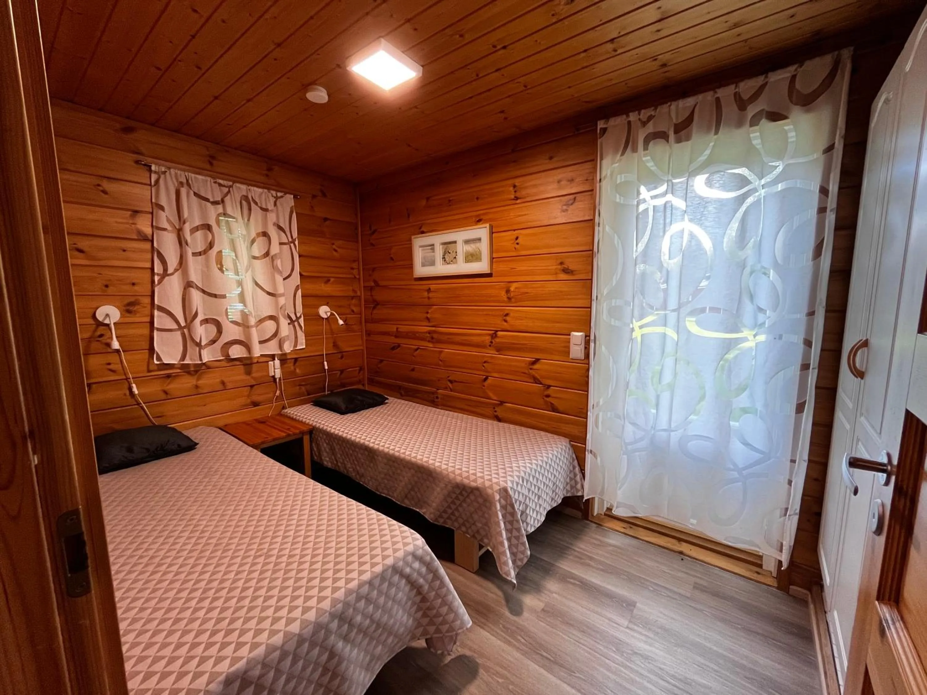 Bed in Motelli Rovaniemi