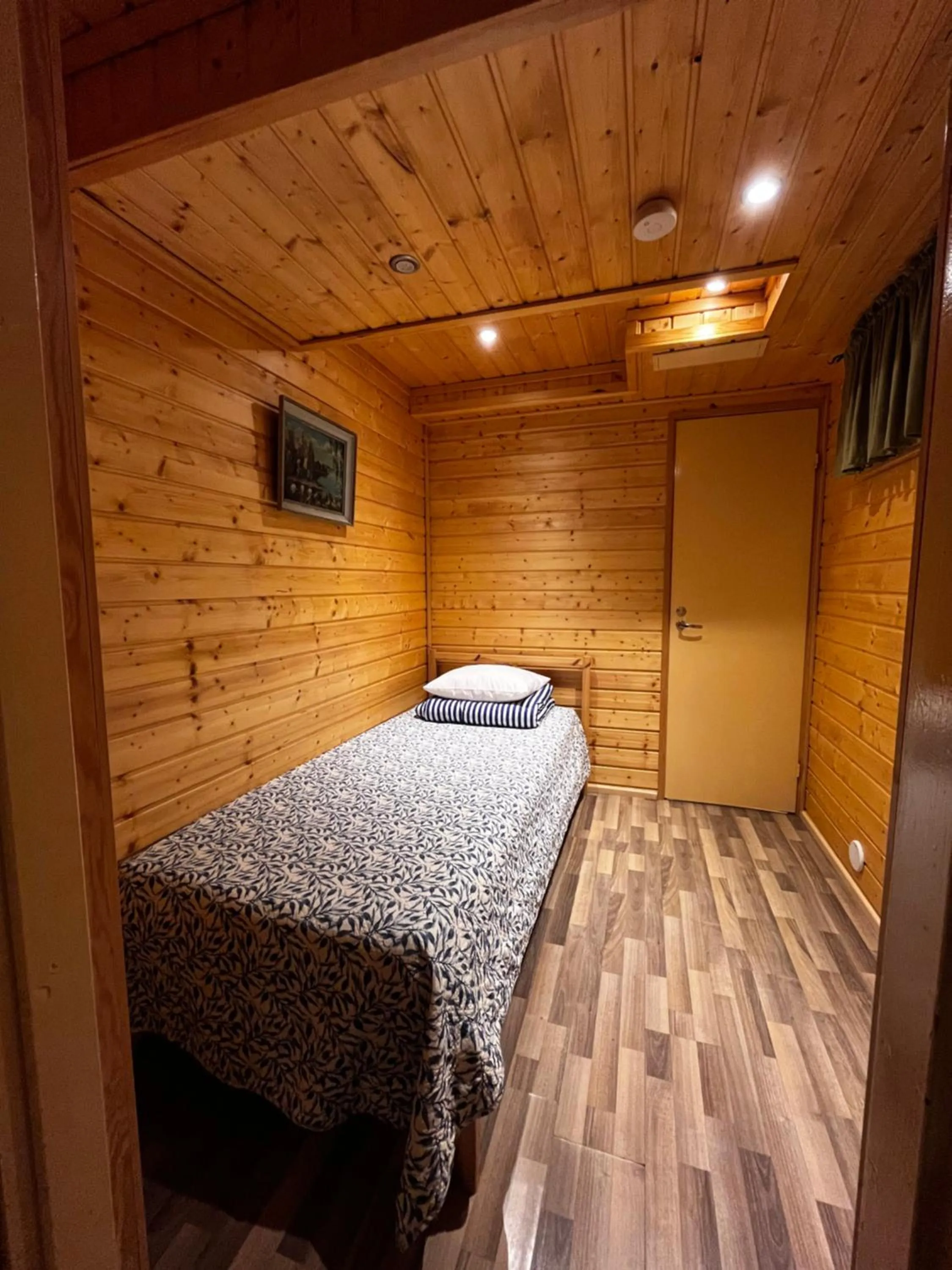 Bed in Motelli Rovaniemi