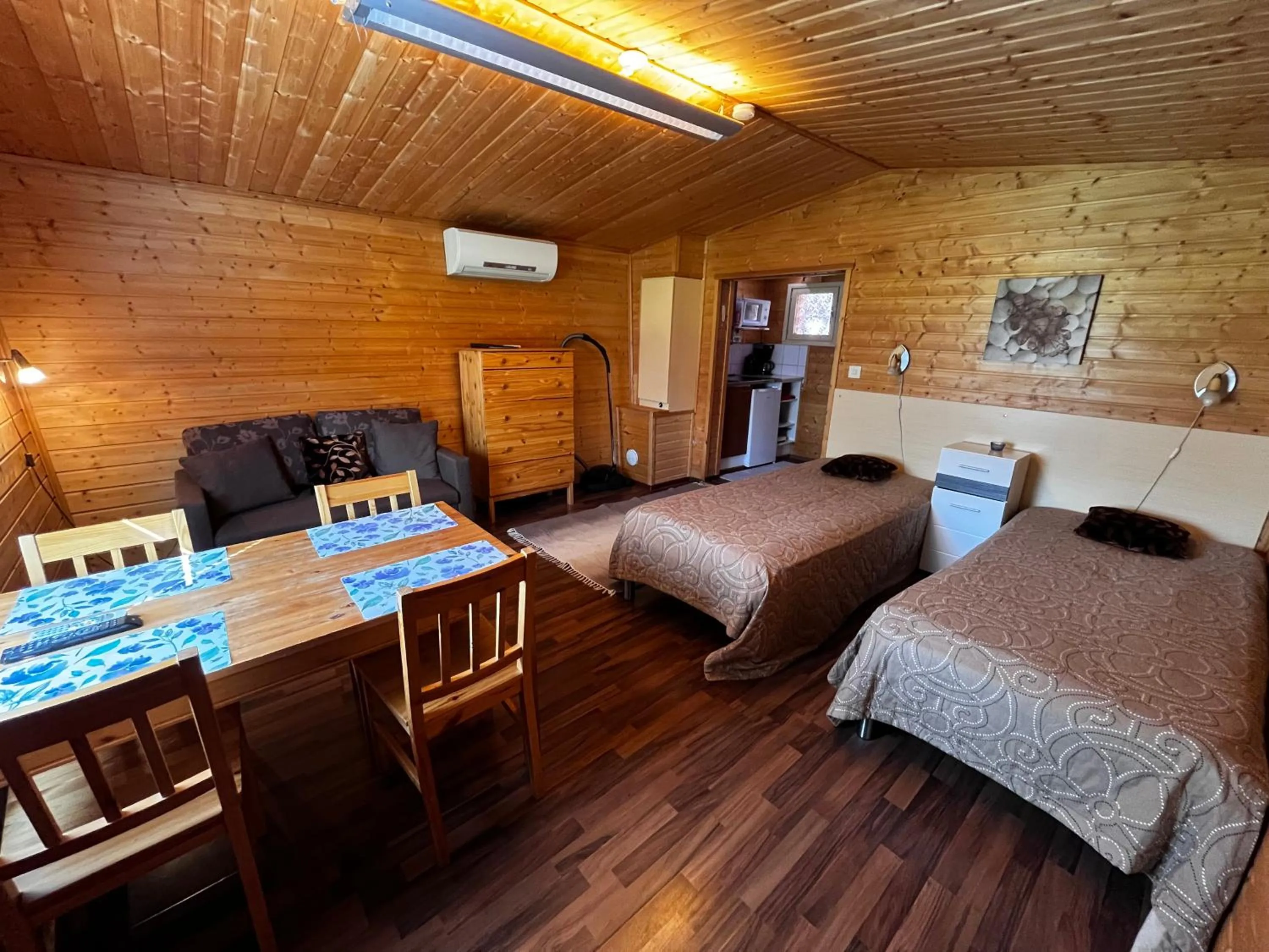 Bed in Motelli Rovaniemi