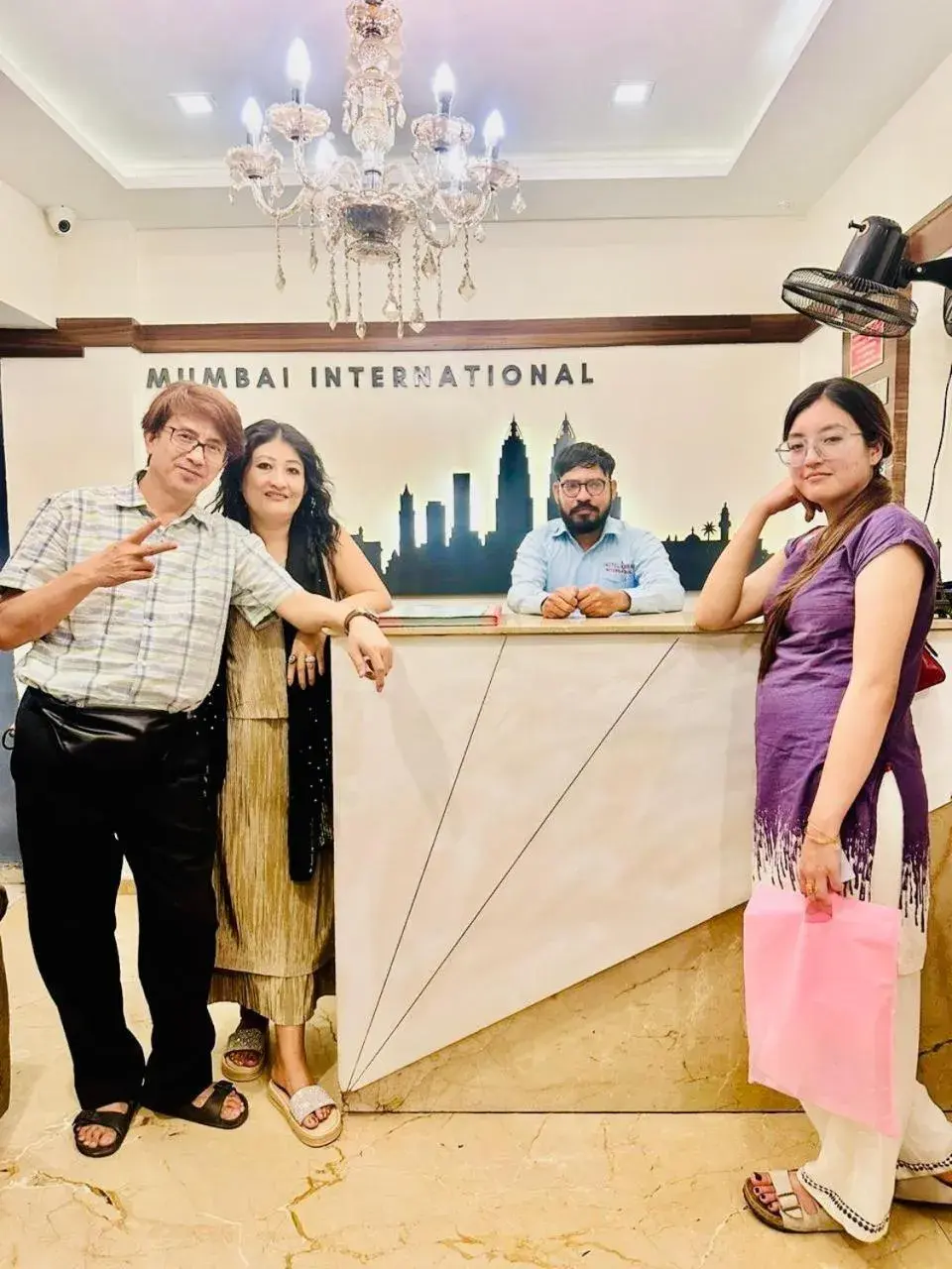 Lobby or reception in Hotel Mumbai International Lobby or reception in Hotel Mumbai International