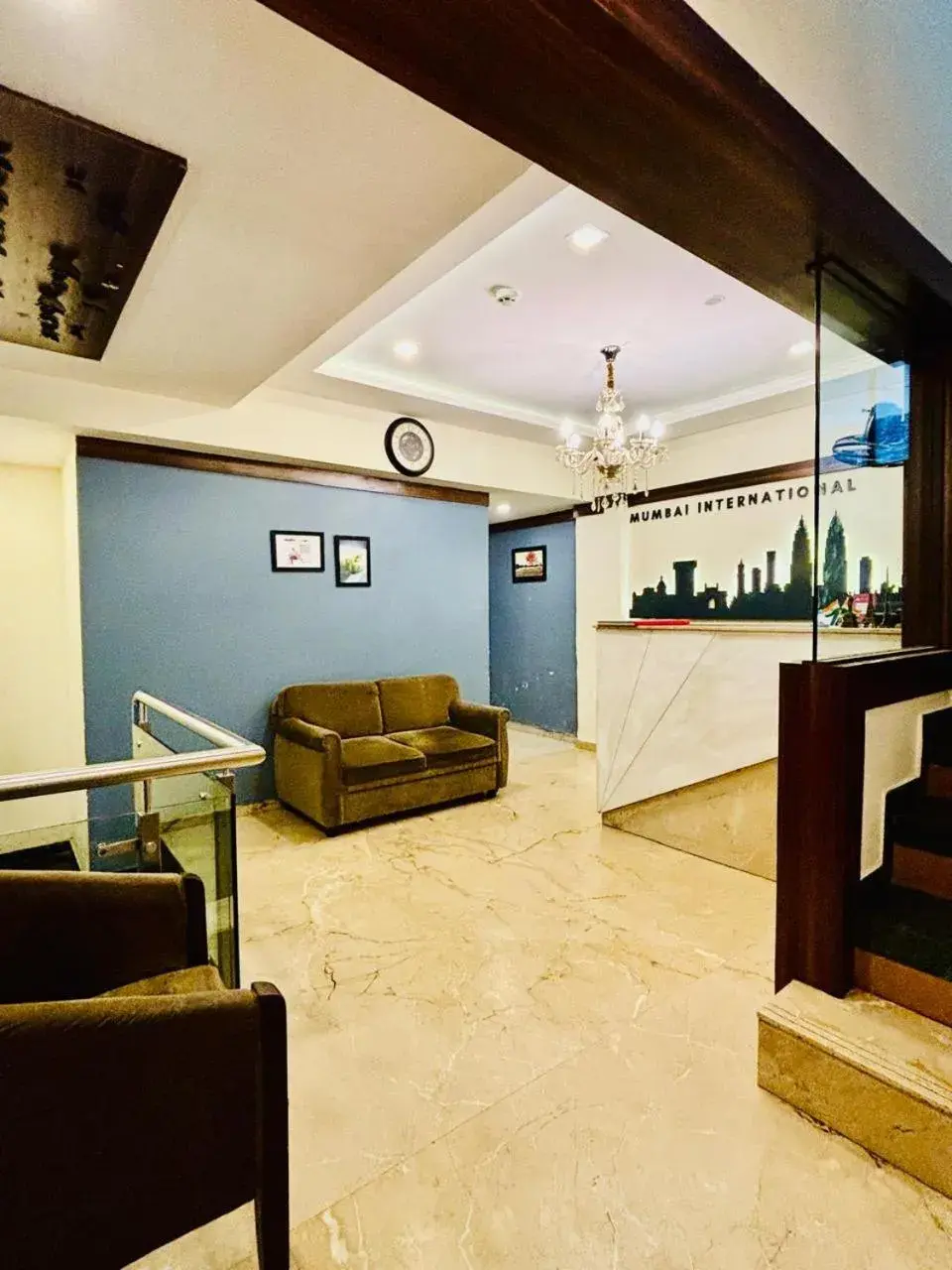Lobby or reception in Hotel Mumbai International Lobby or reception in Hotel Mumbai International