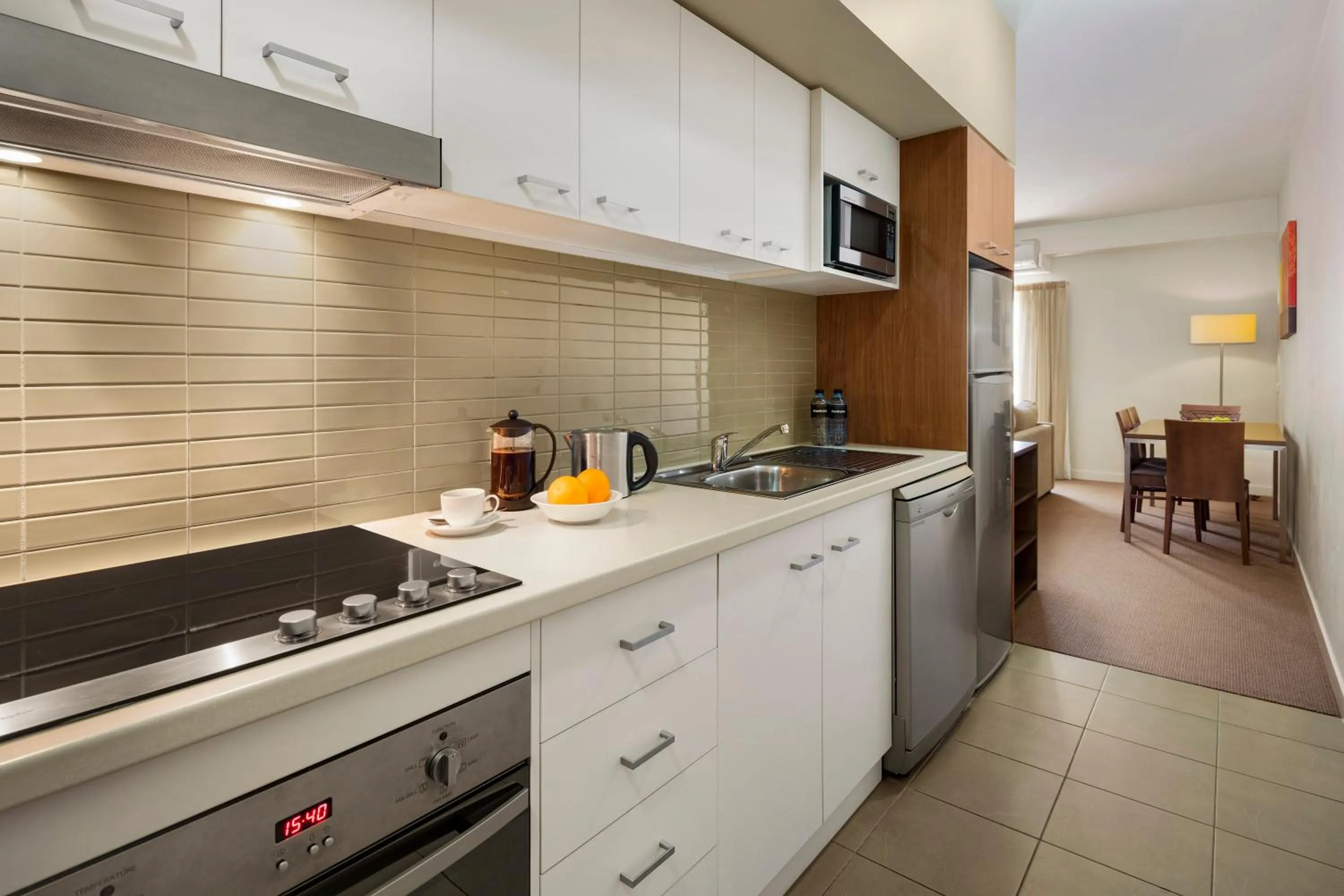 Kitchen or kitchenette in Quest Mildura