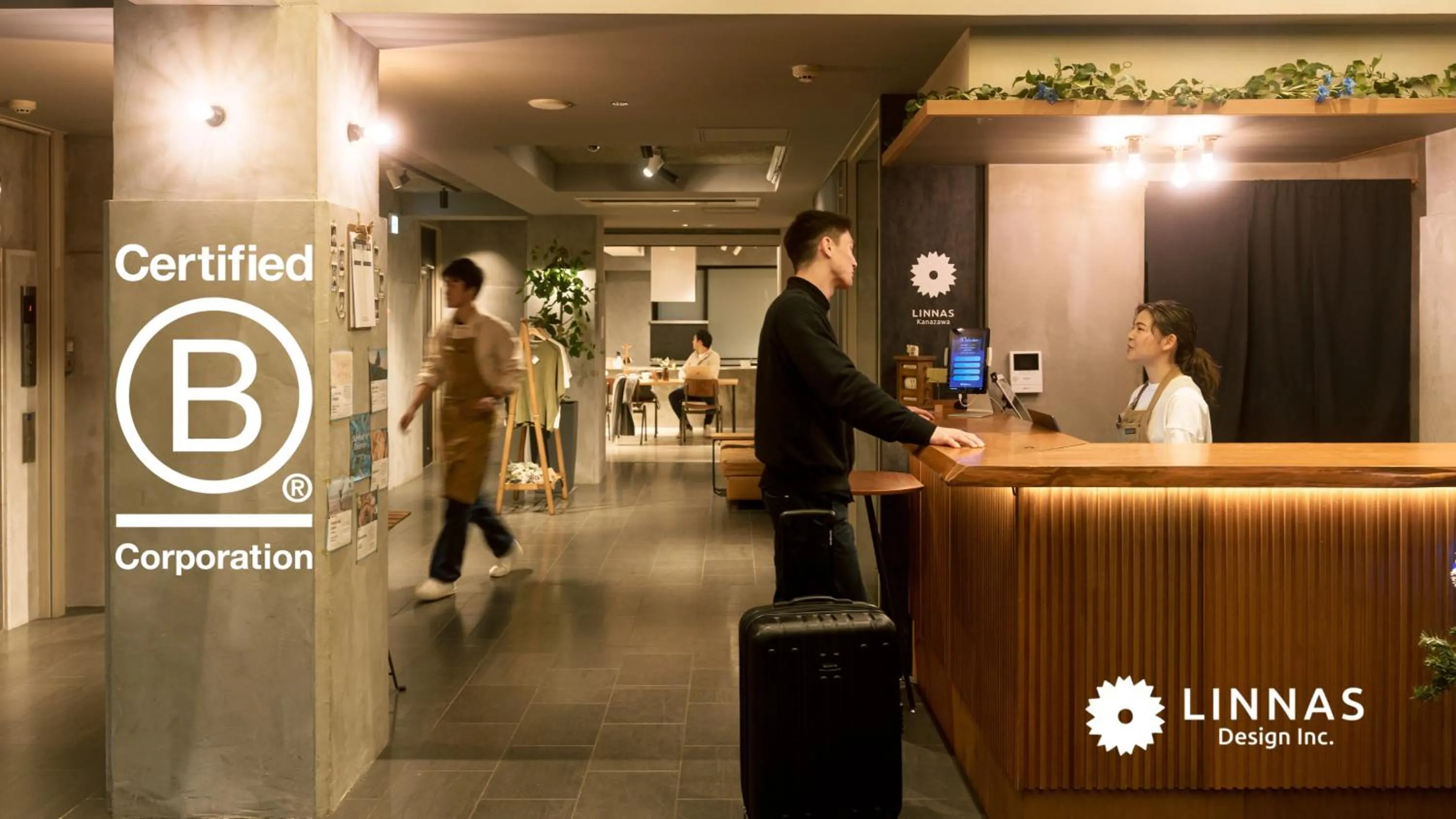 Logo/Certificate/Sign in LINNAS Kanazawa