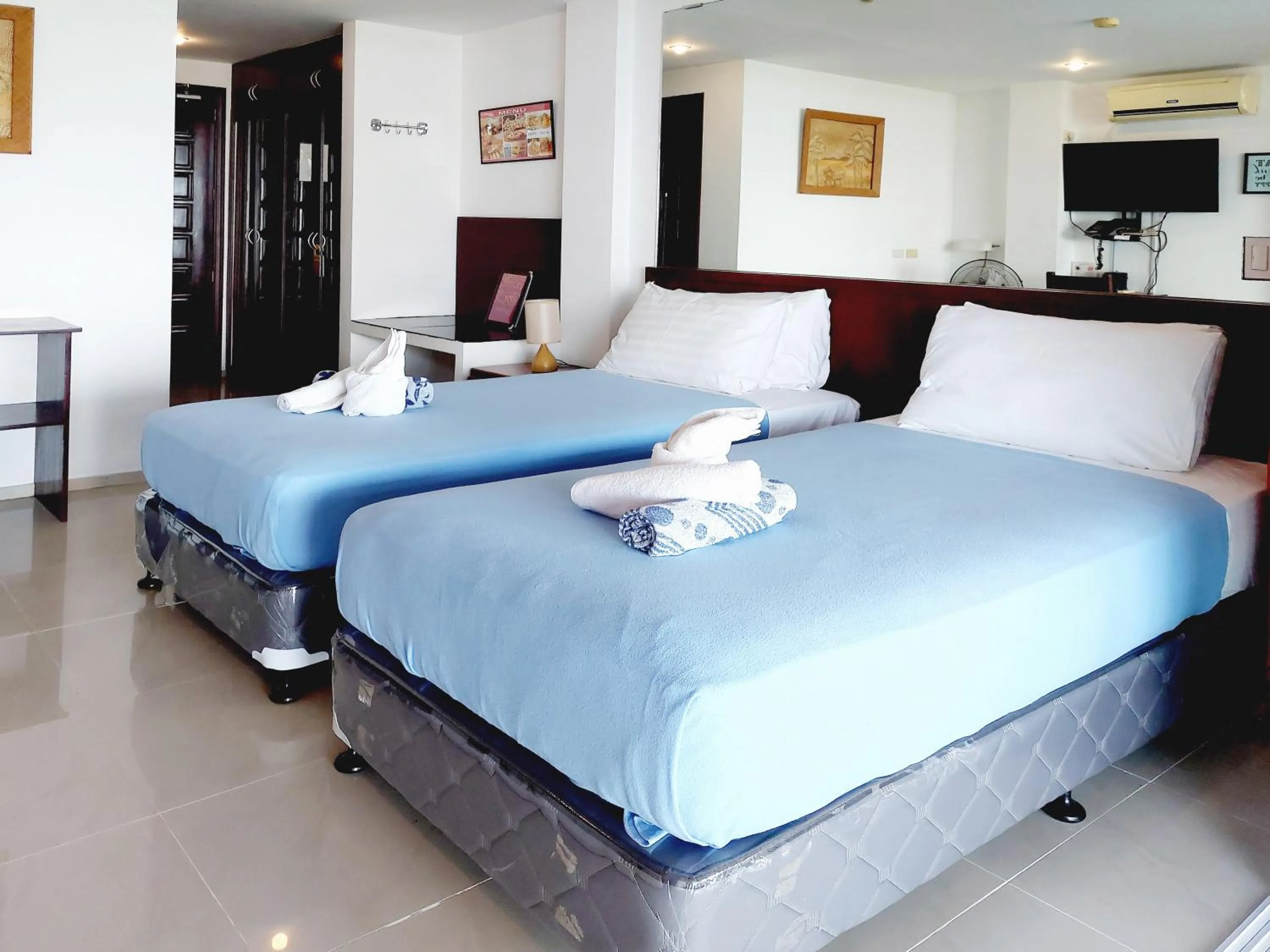 Bed in Bohol Vantage Resort