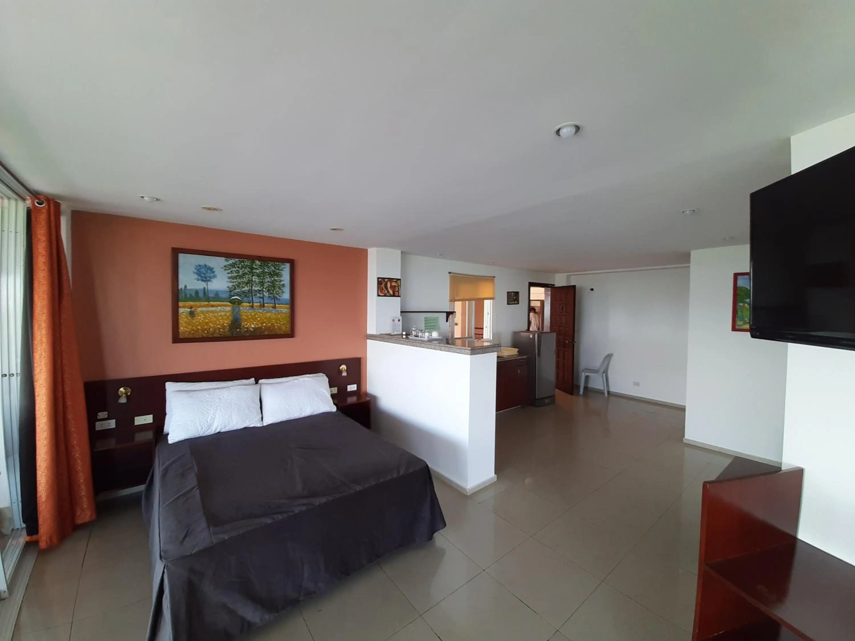 View (from property/room), Bed in Bohol Vantage Resort