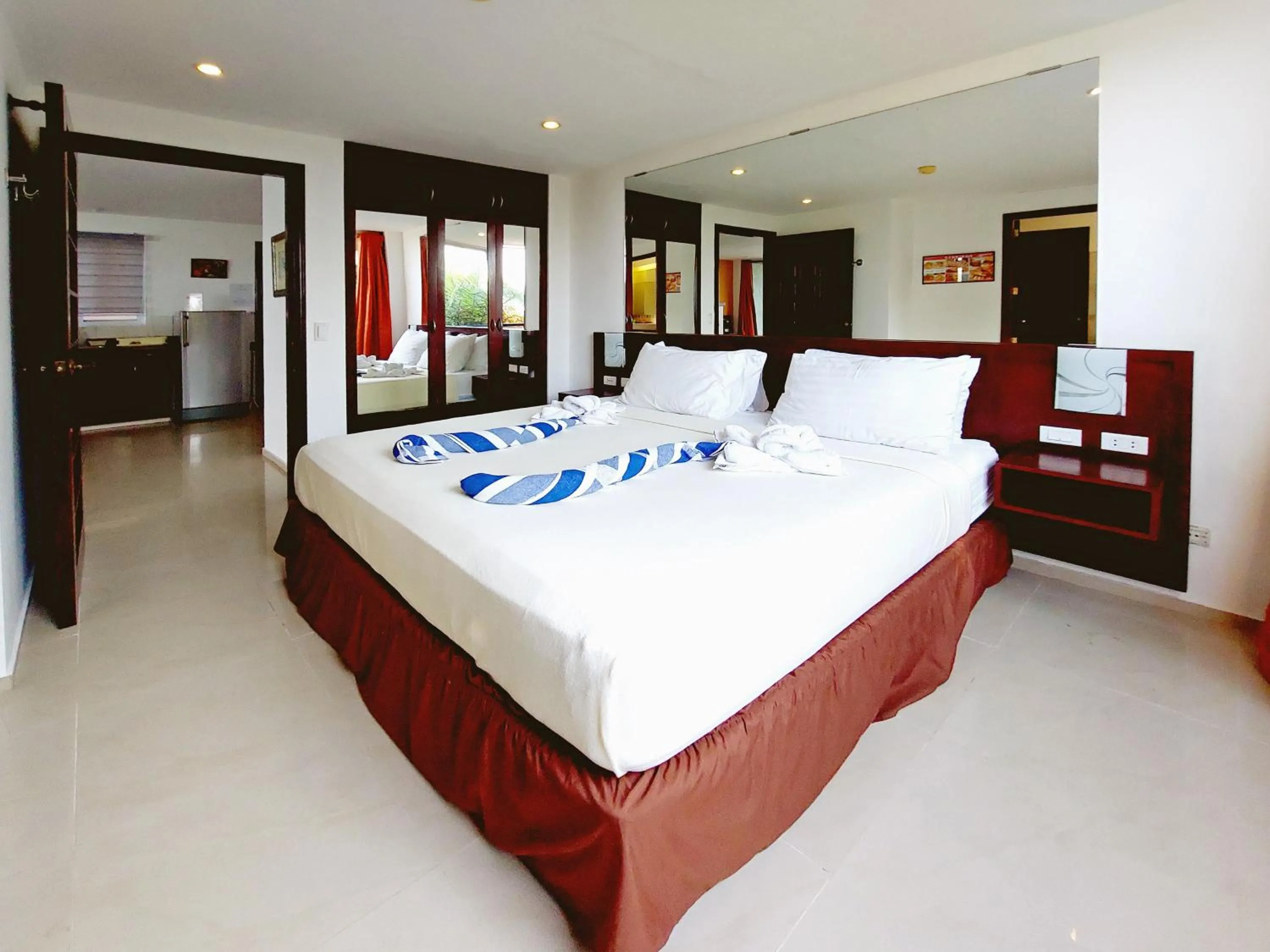 Bed in Bohol Vantage Resort