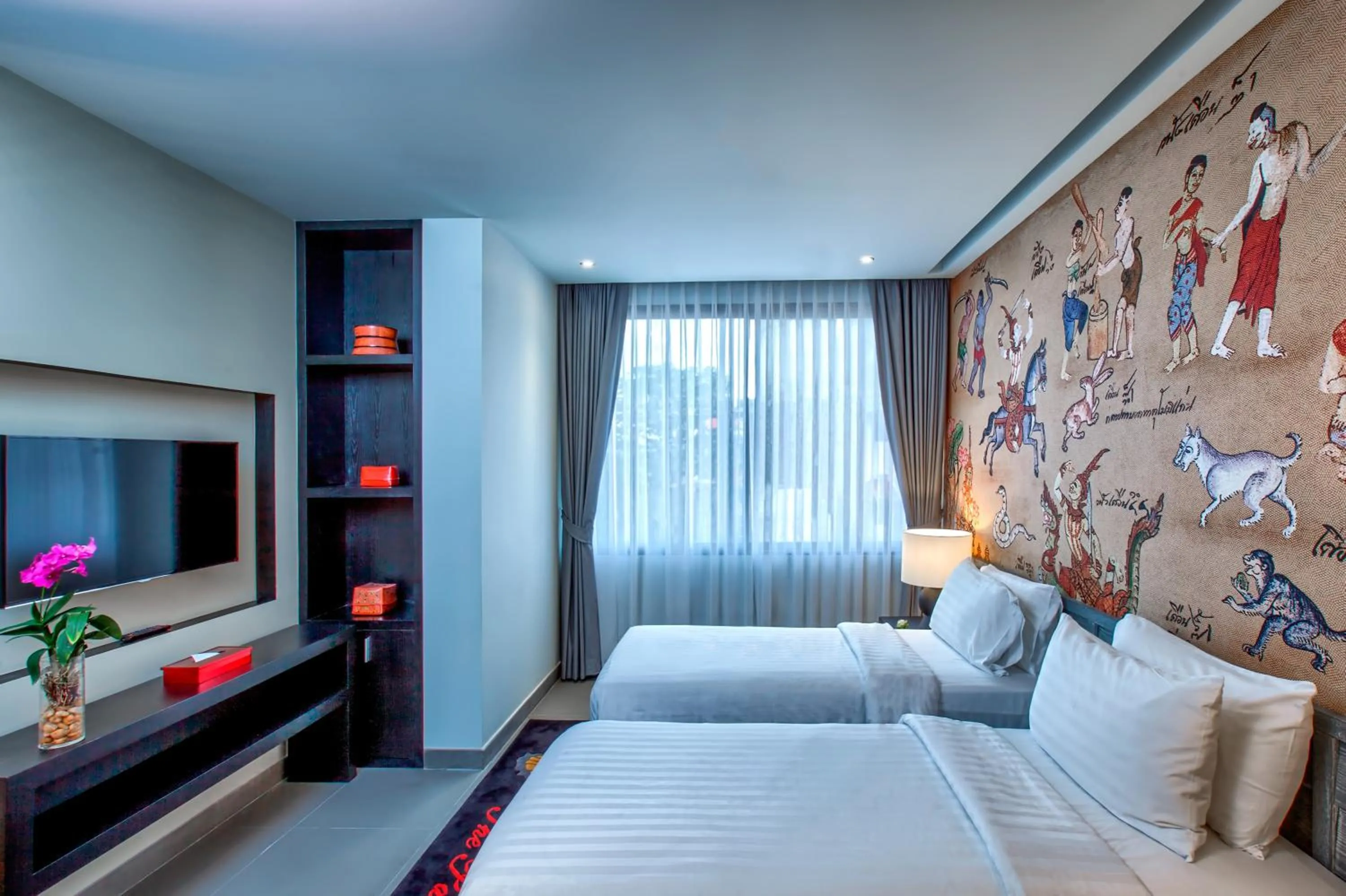 Bedroom, Bed in The Pavilions Phuket