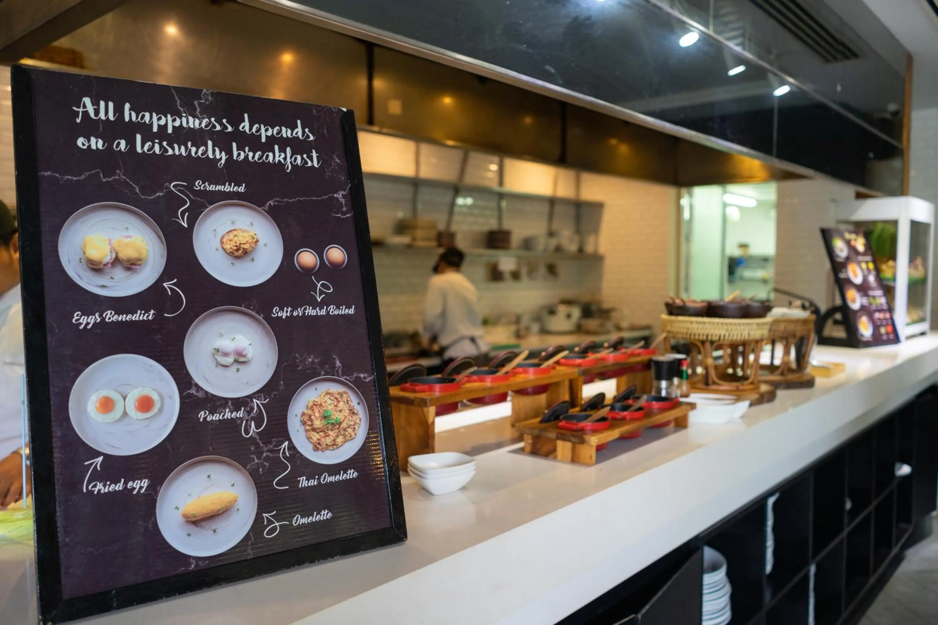 Buffet breakfast in The Pavilions Phuket