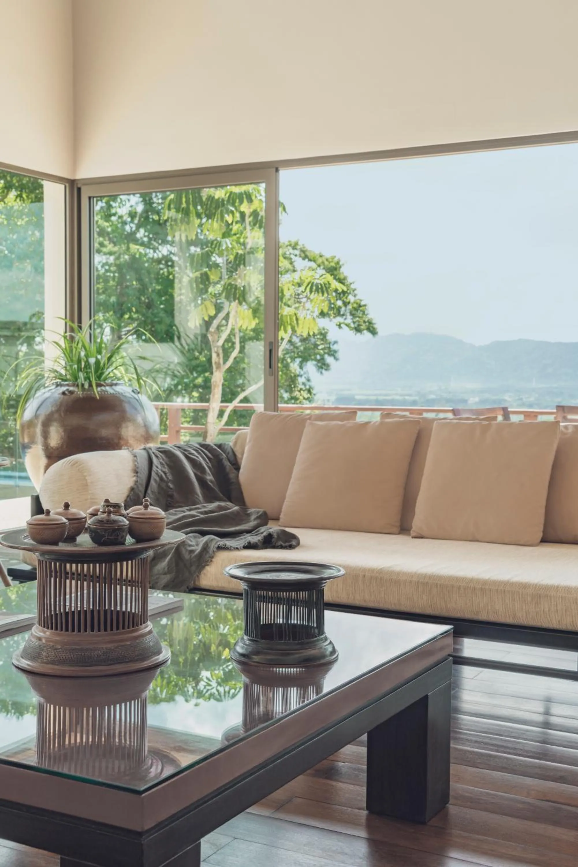 Seating area in The Pavilions Phuket