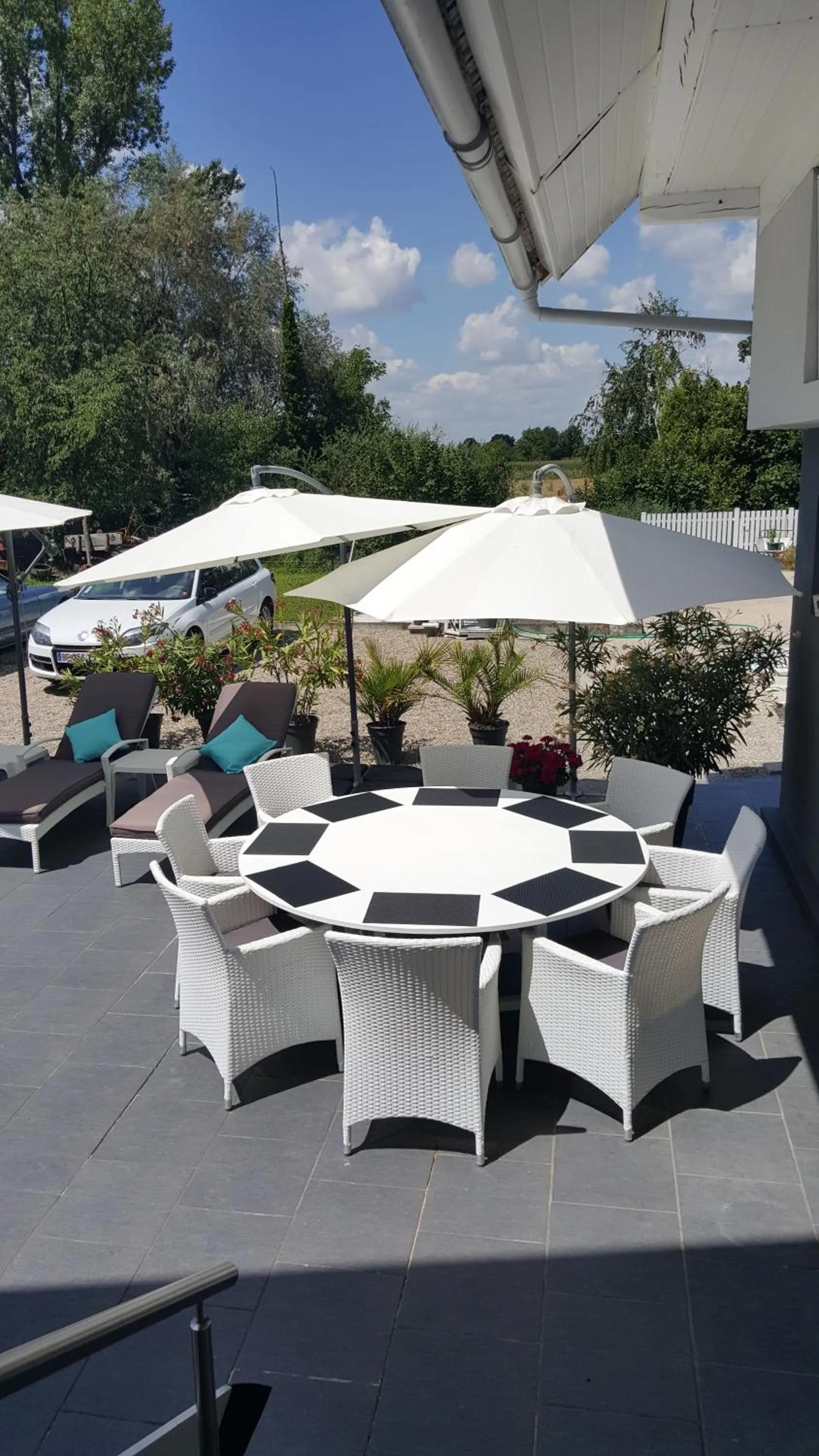 Patio in Au berceau du loup agile