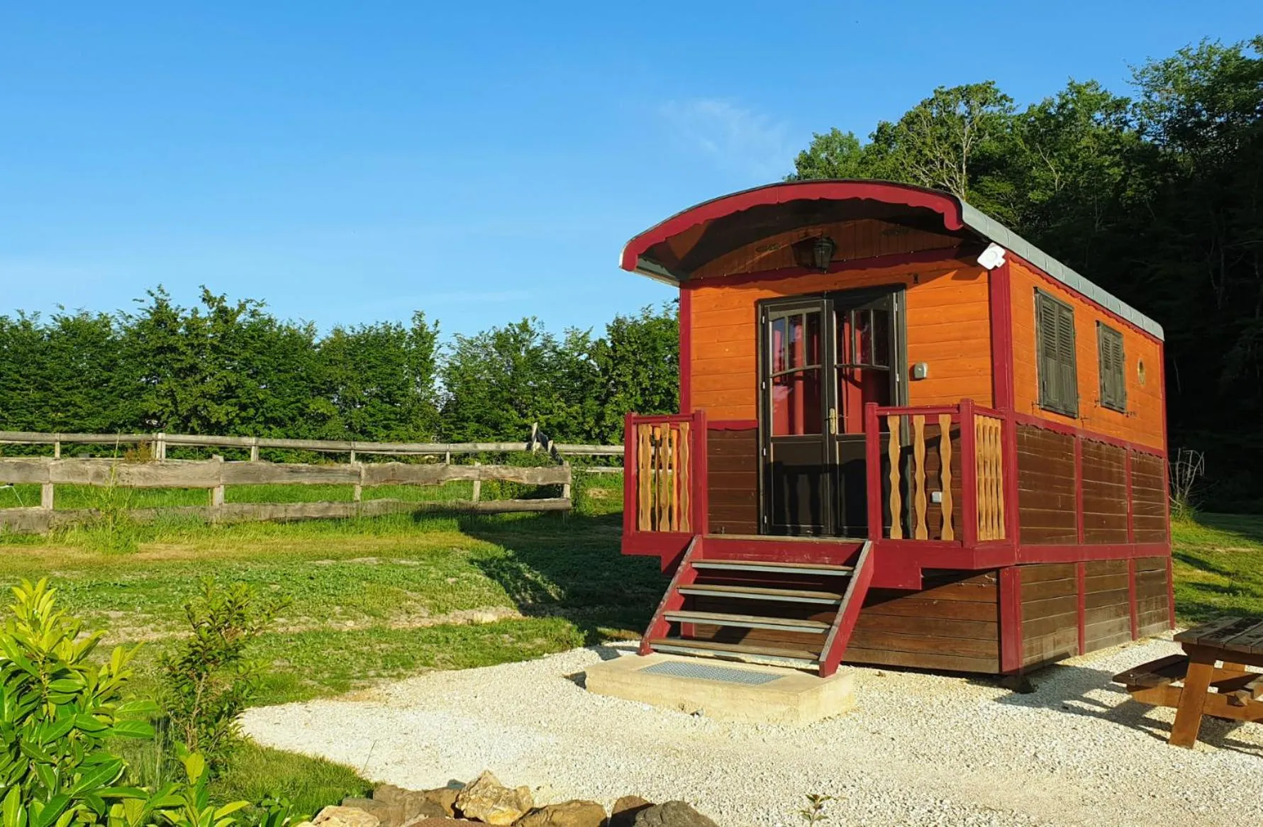Garden view in SAS Le Hameau des Grilles