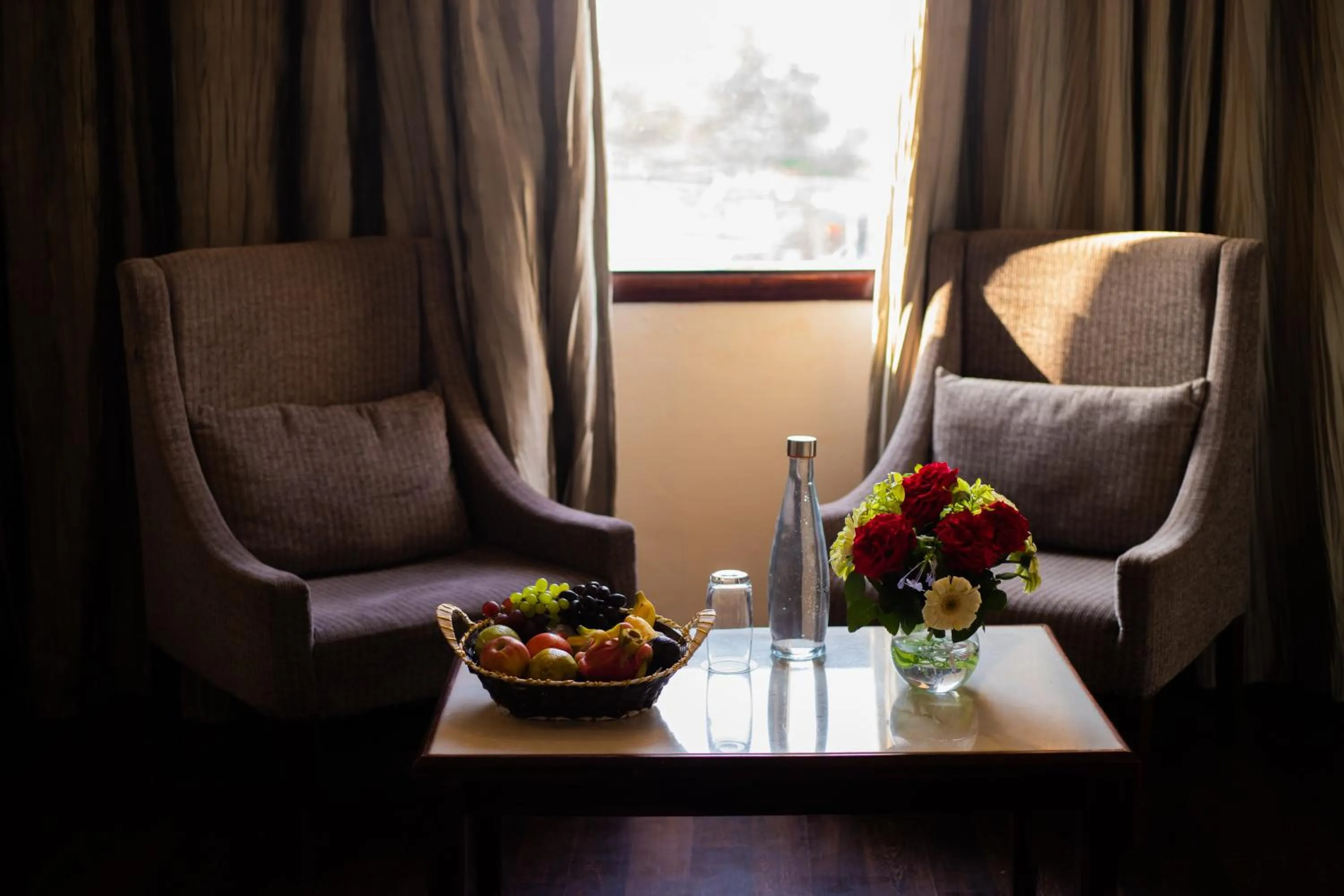 Seating area in The Baagh Ananta Elite Ranthambore