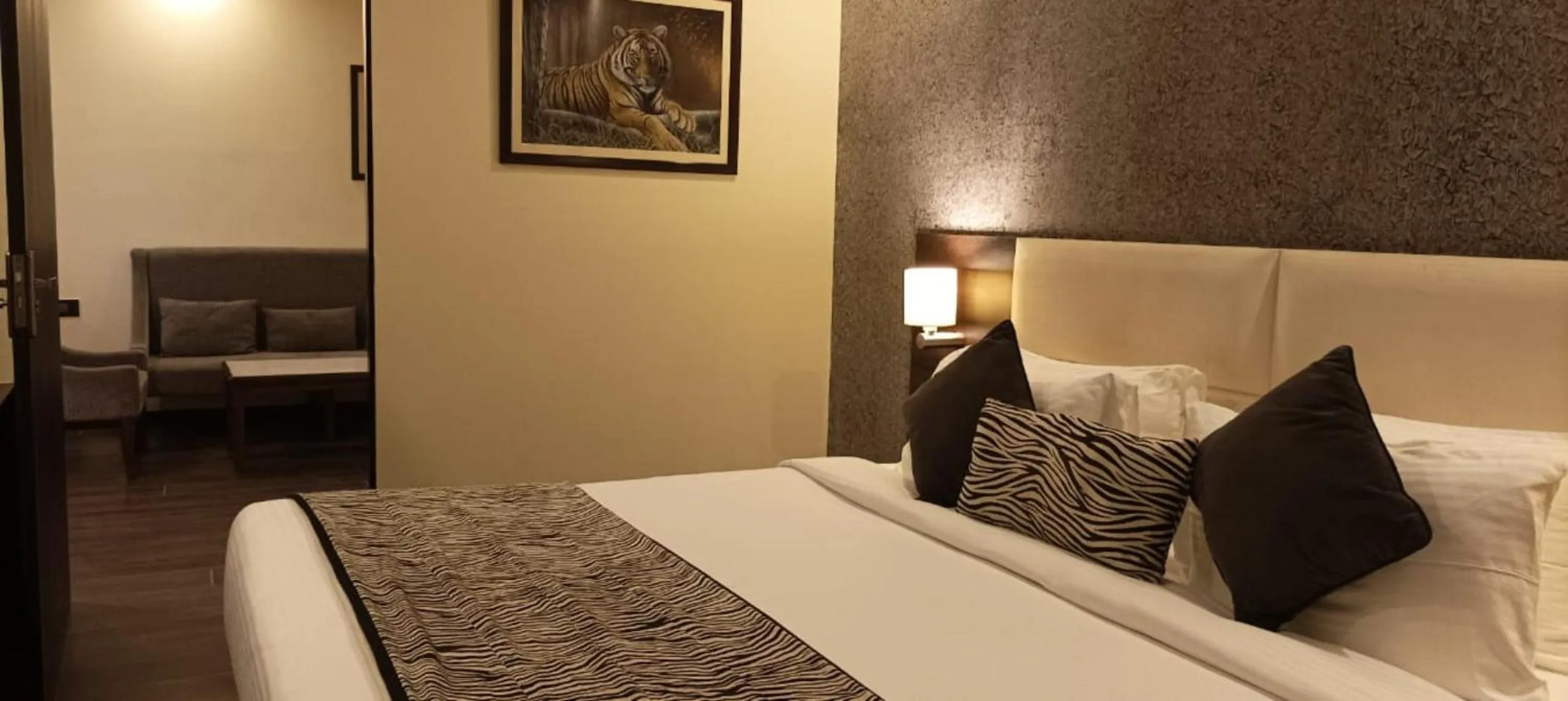 Photo of the whole room, Bed in The Baagh Ananta Elite Ranthambore