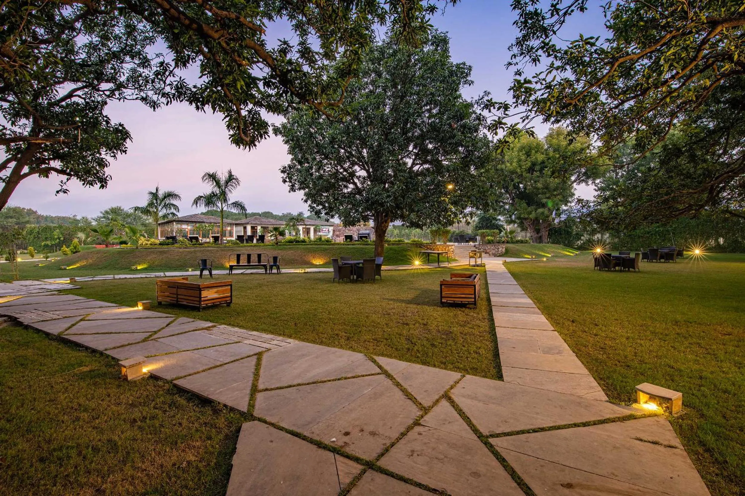 Garden in The Baagh Ananta Elite Ranthambore