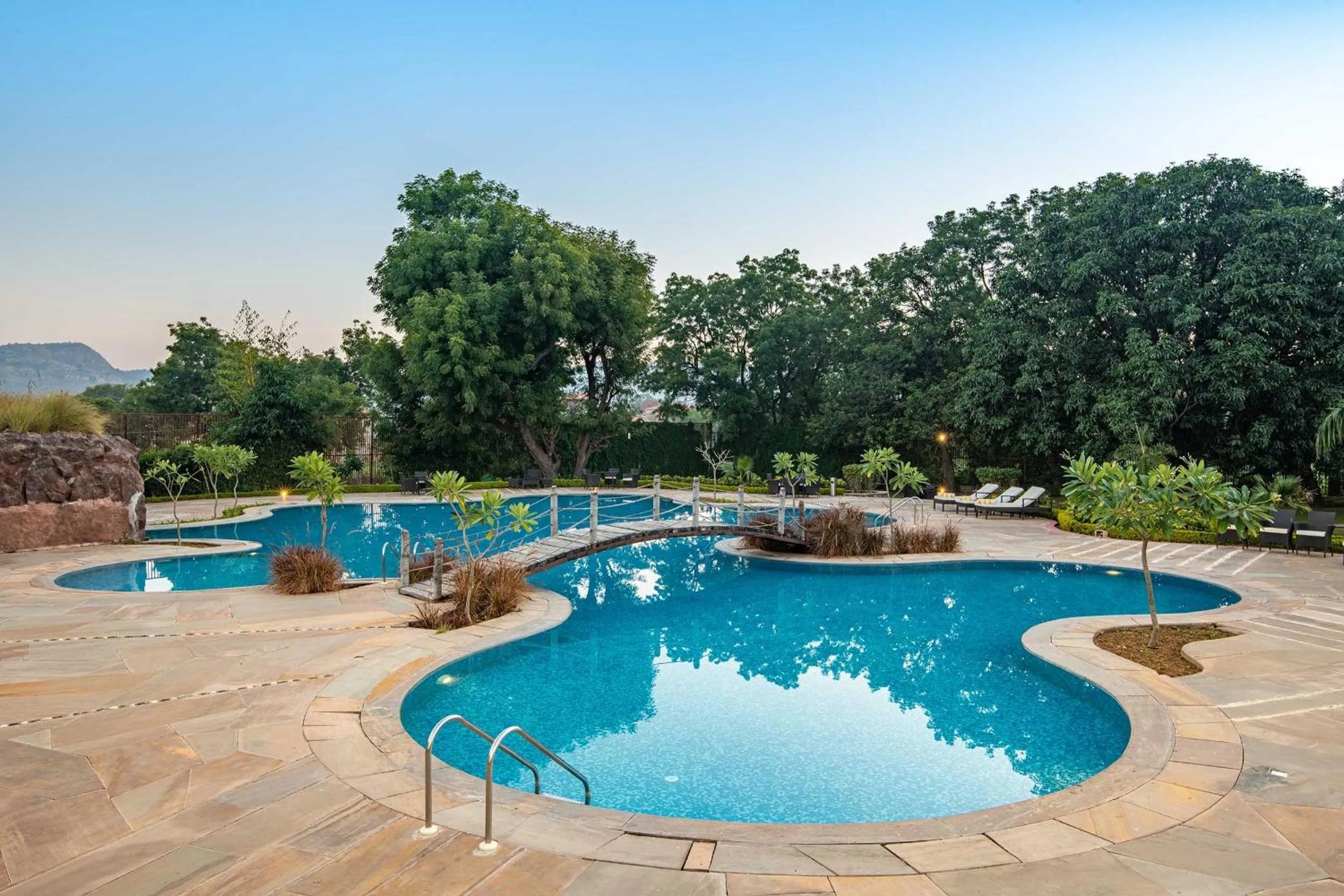 Swimming pool in The Baagh Ananta Elite Ranthambore