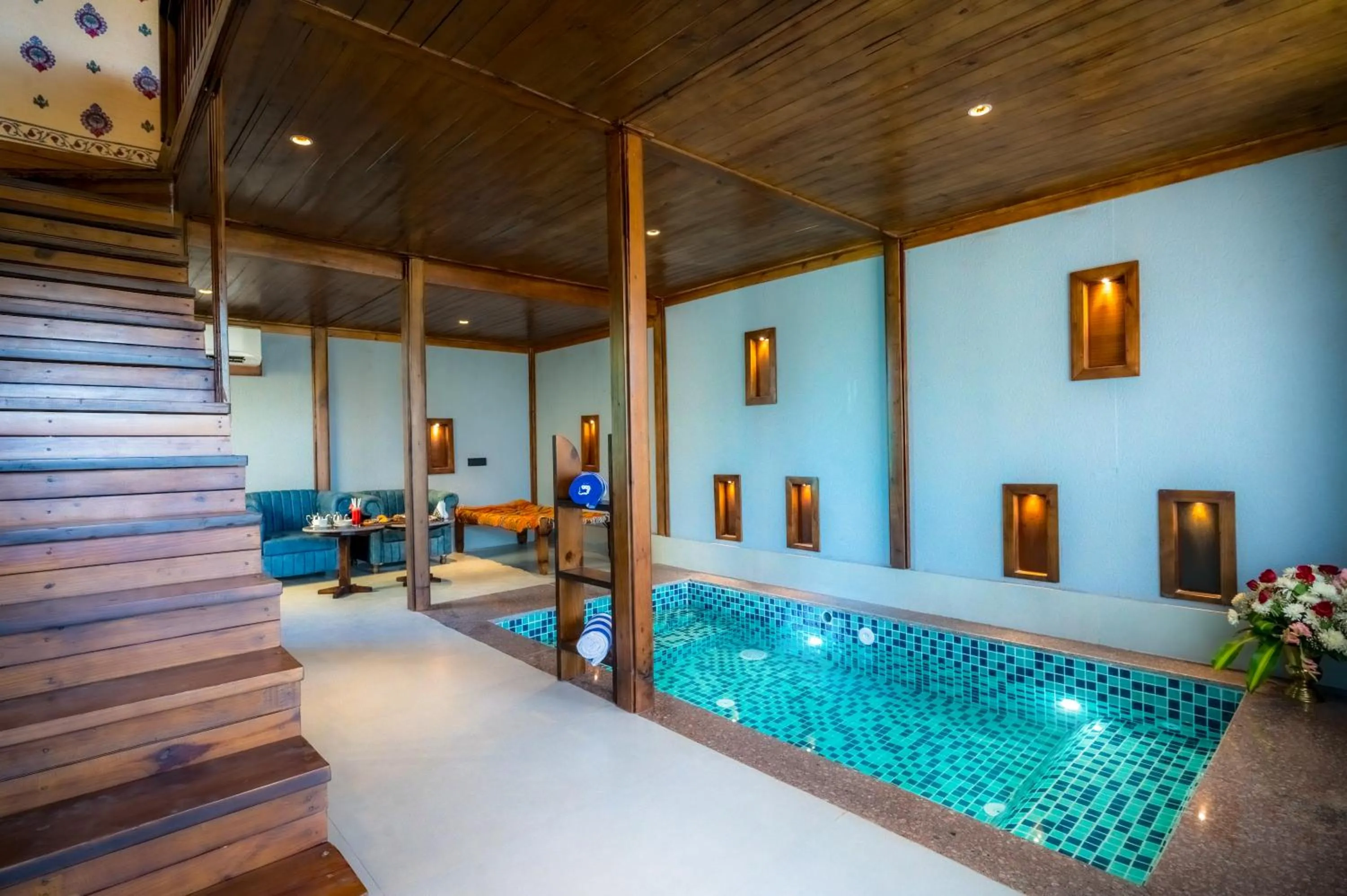 Swimming pool in The Baagh Ananta Elite Ranthambore