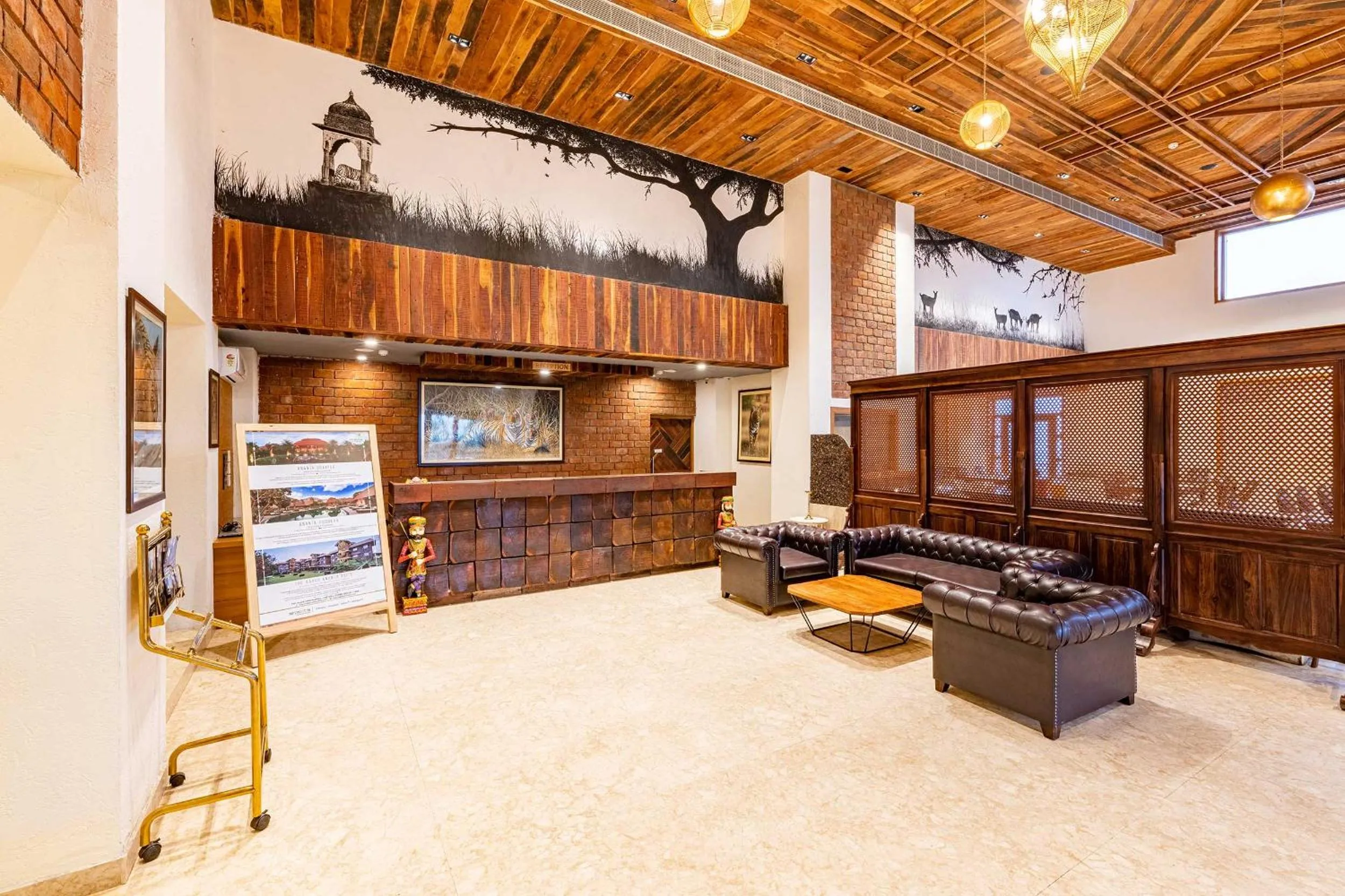 Lobby or reception in The Baagh Ananta Elite Ranthambore