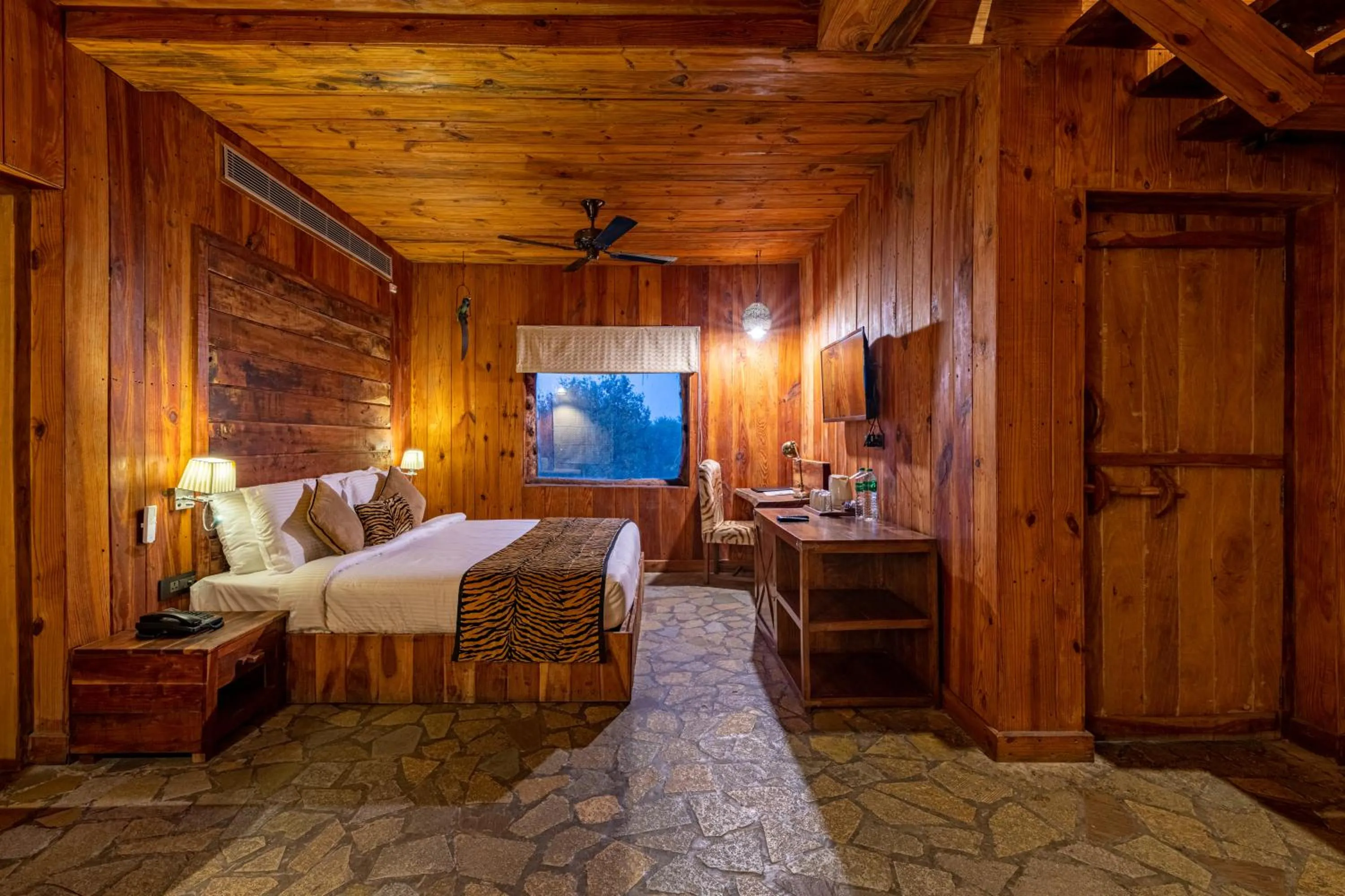 Photo of the whole room, Bed in The Baagh Ananta Elite Ranthambore