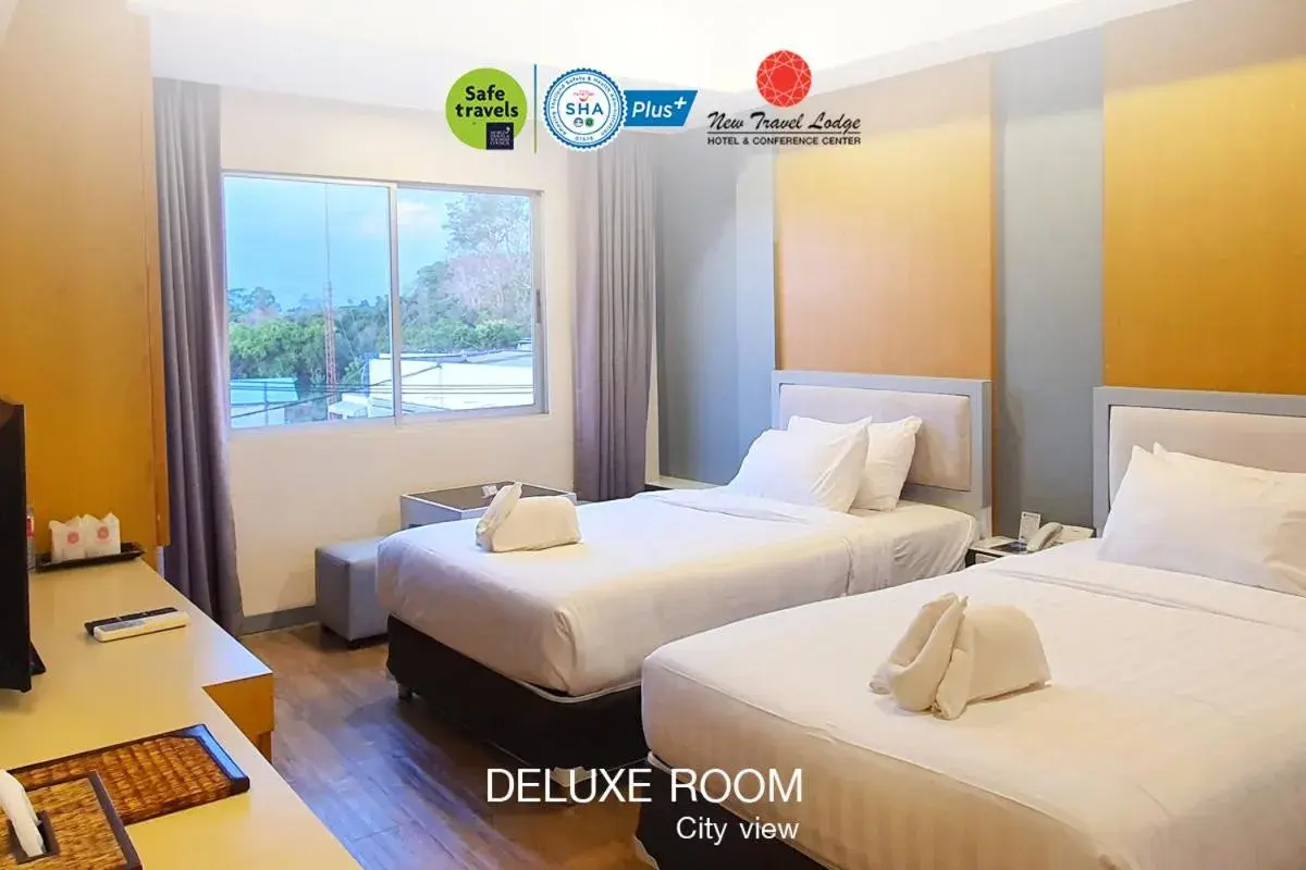 Bed in New Travel Lodge Hotel Bed in New Travel Lodge Hotel