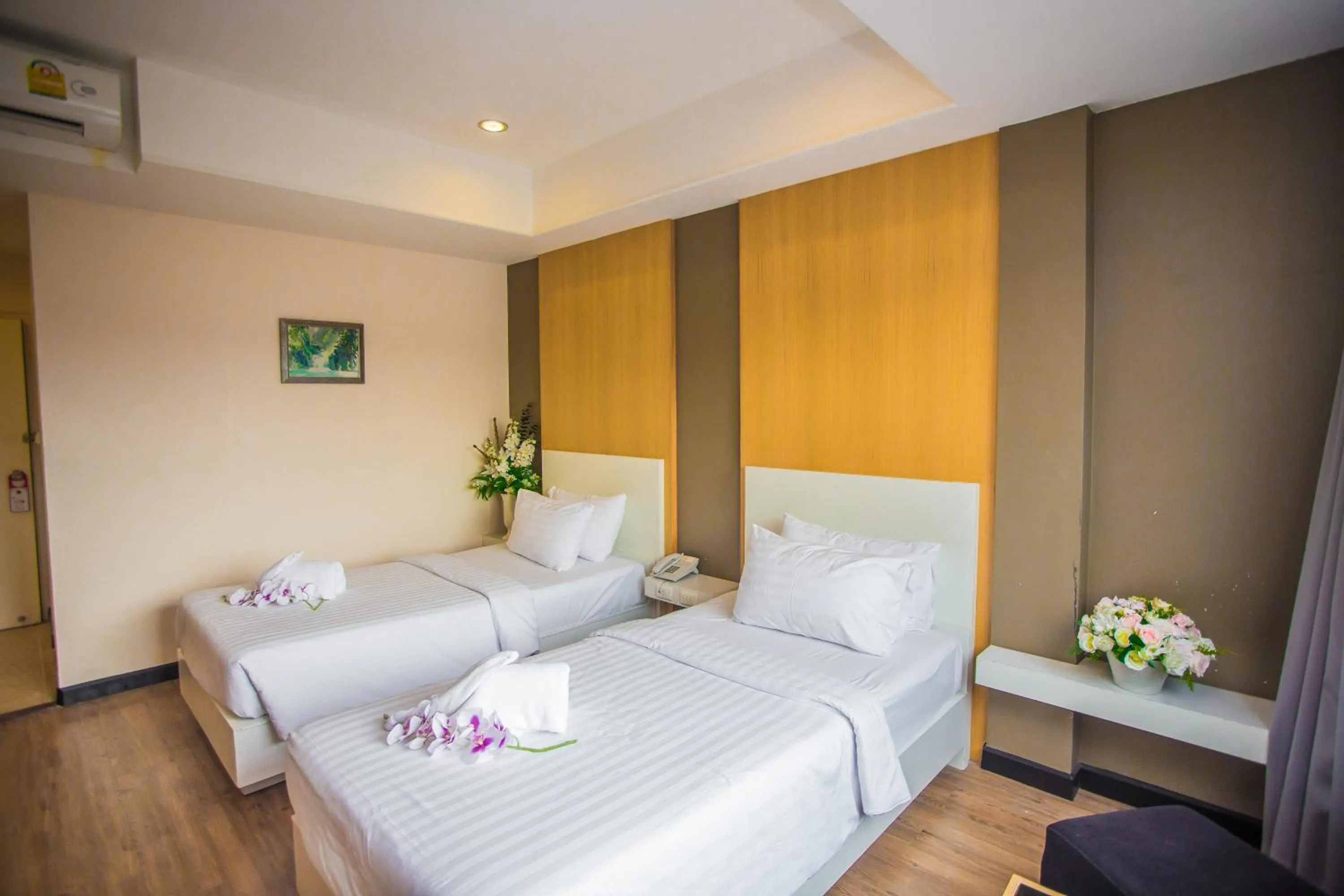 Bed in New Travel Lodge Hotel