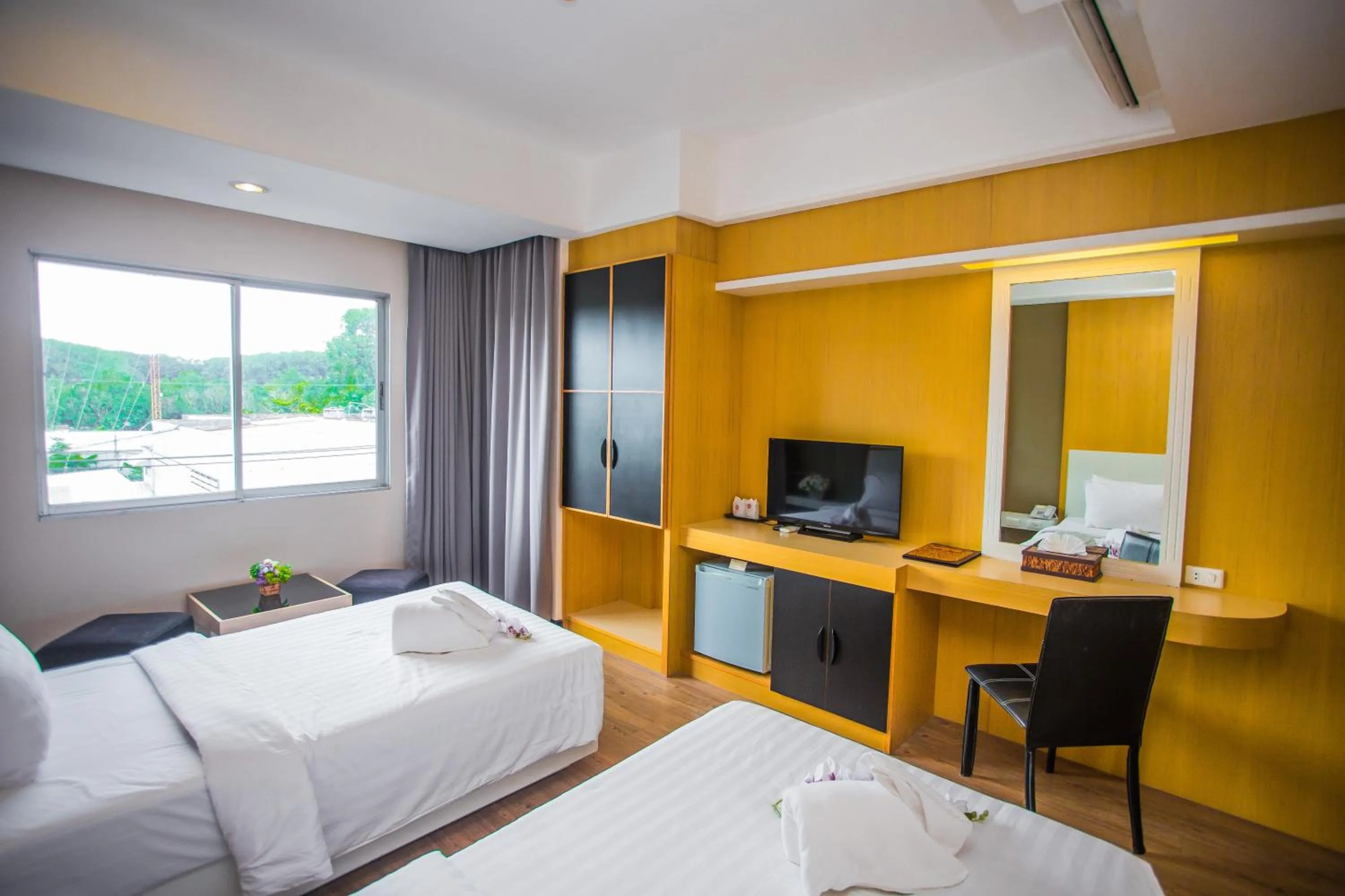 Bed in New Travel Lodge Hotel