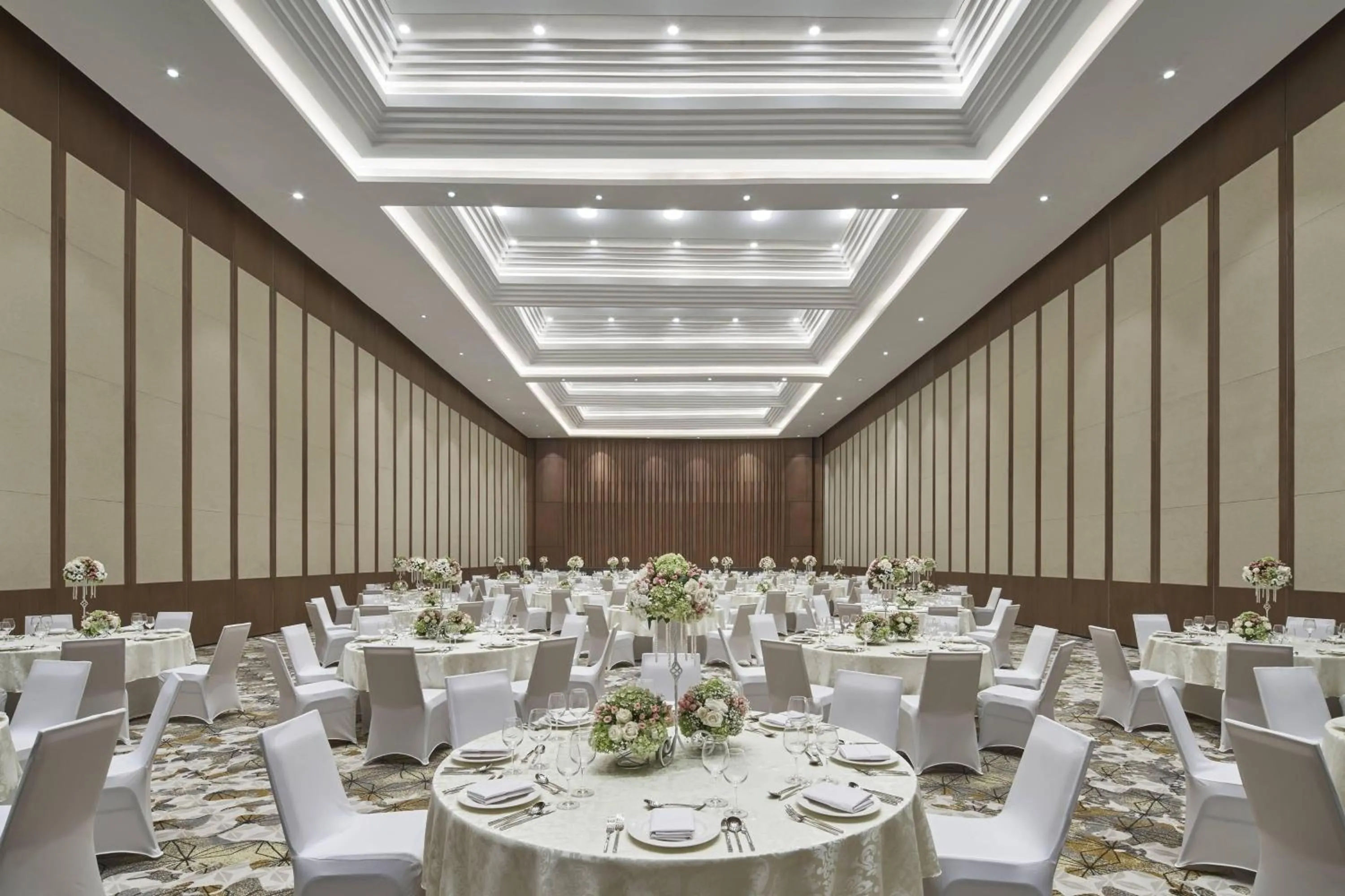 Lobby or reception in Yogyakarta Marriott Hotel