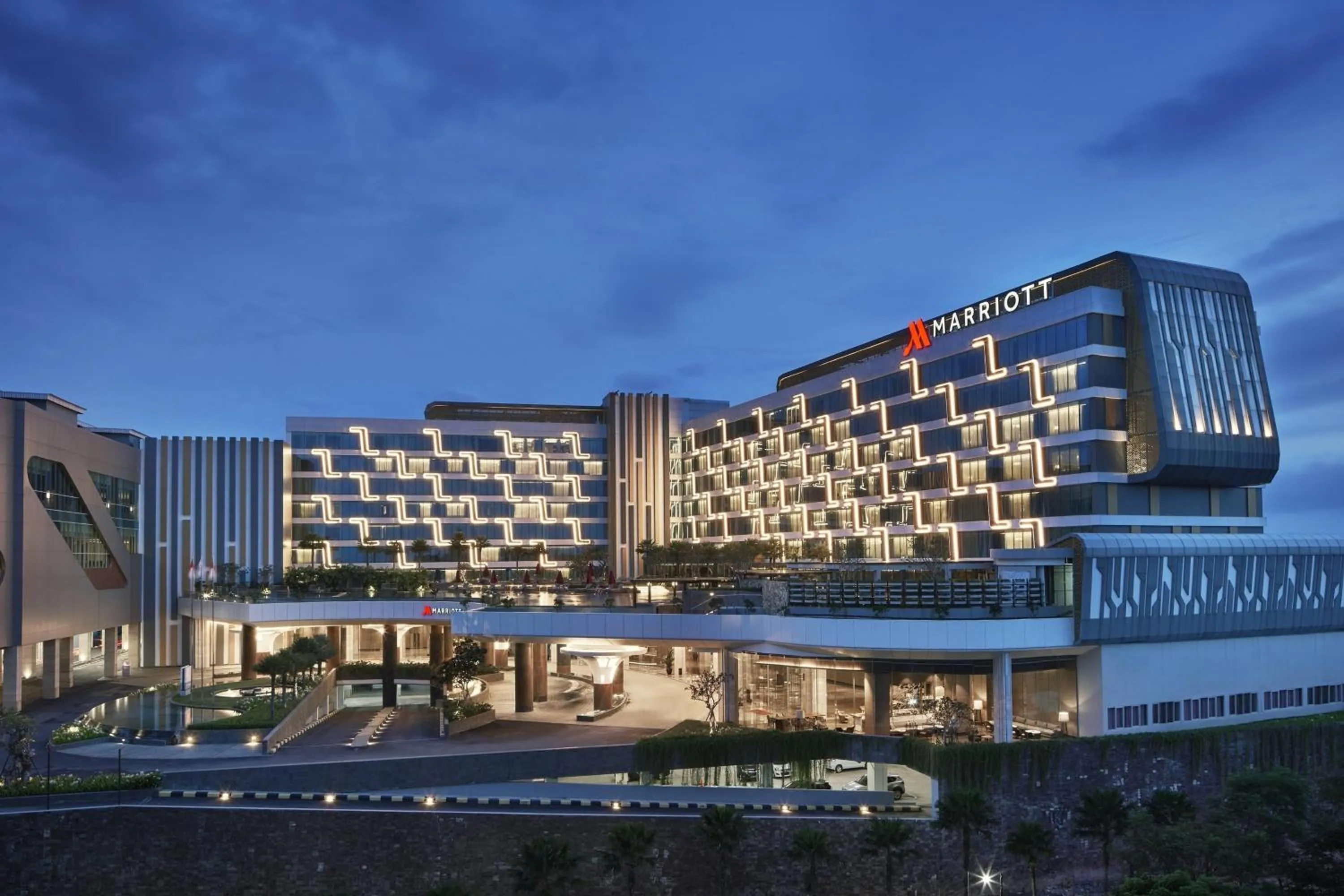 Property building in Yogyakarta Marriott Hotel
